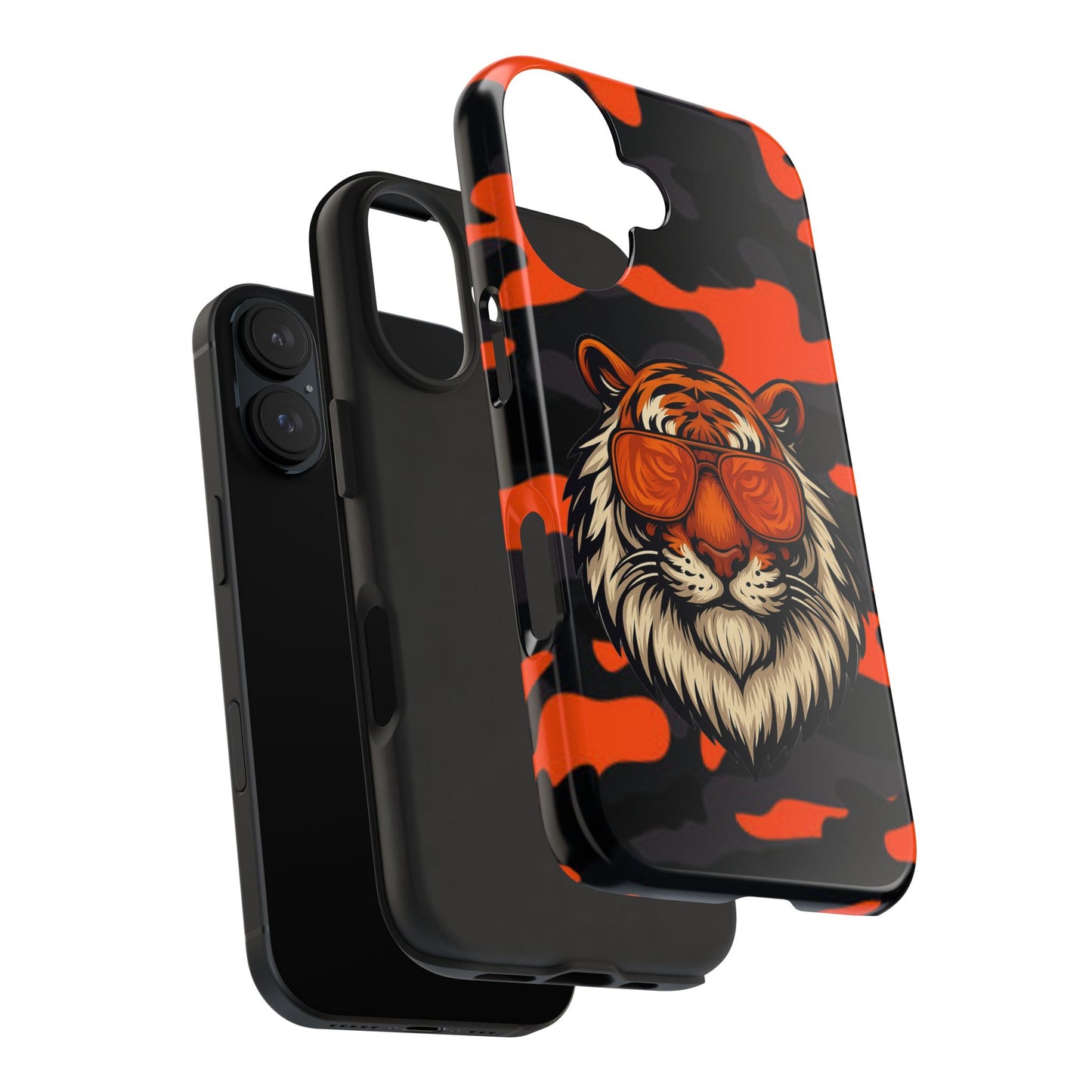 Seeing life through the orange tints Tiger Tough Phone Cases