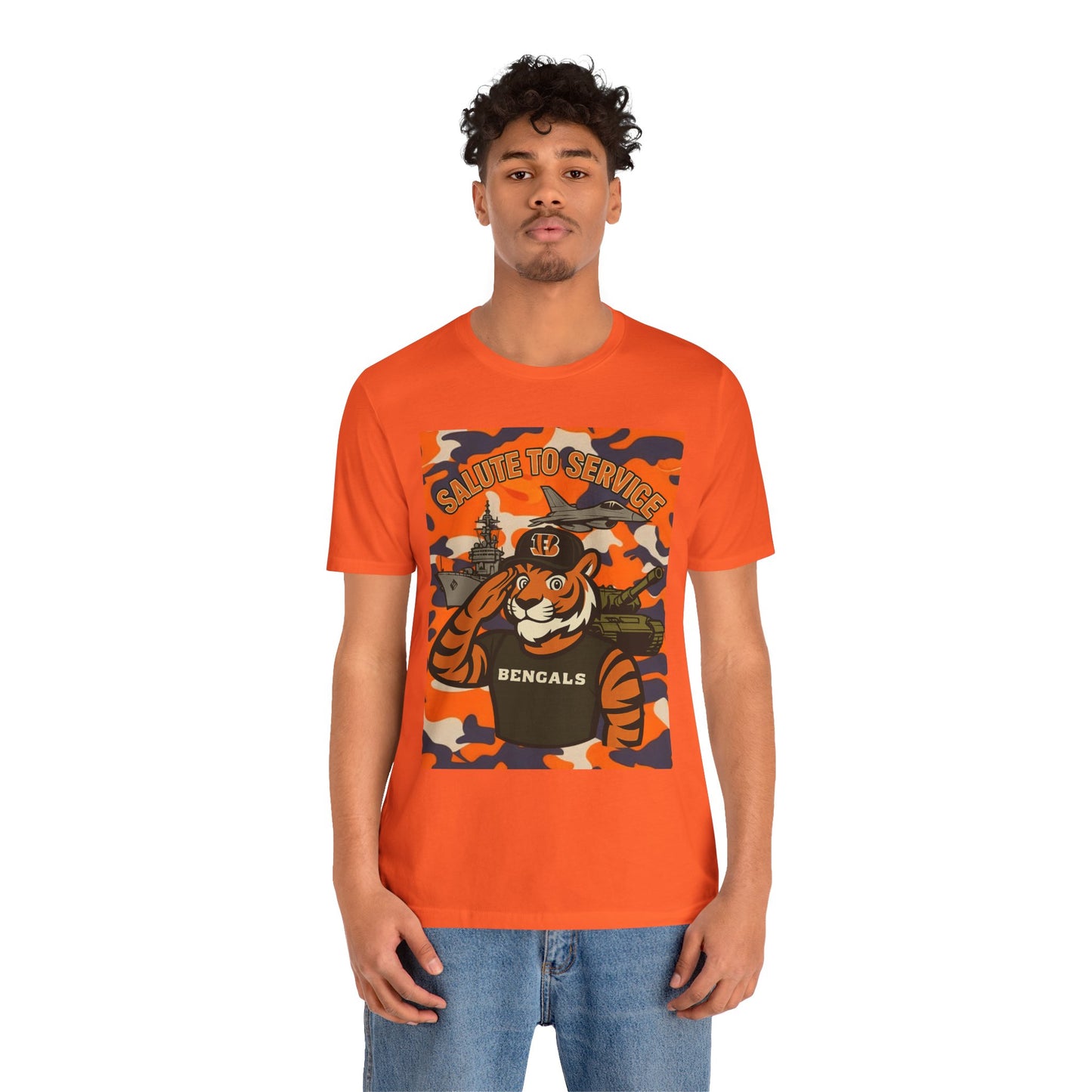 Salute to Service Tigers Unisex Jersey Tee - Camo Design