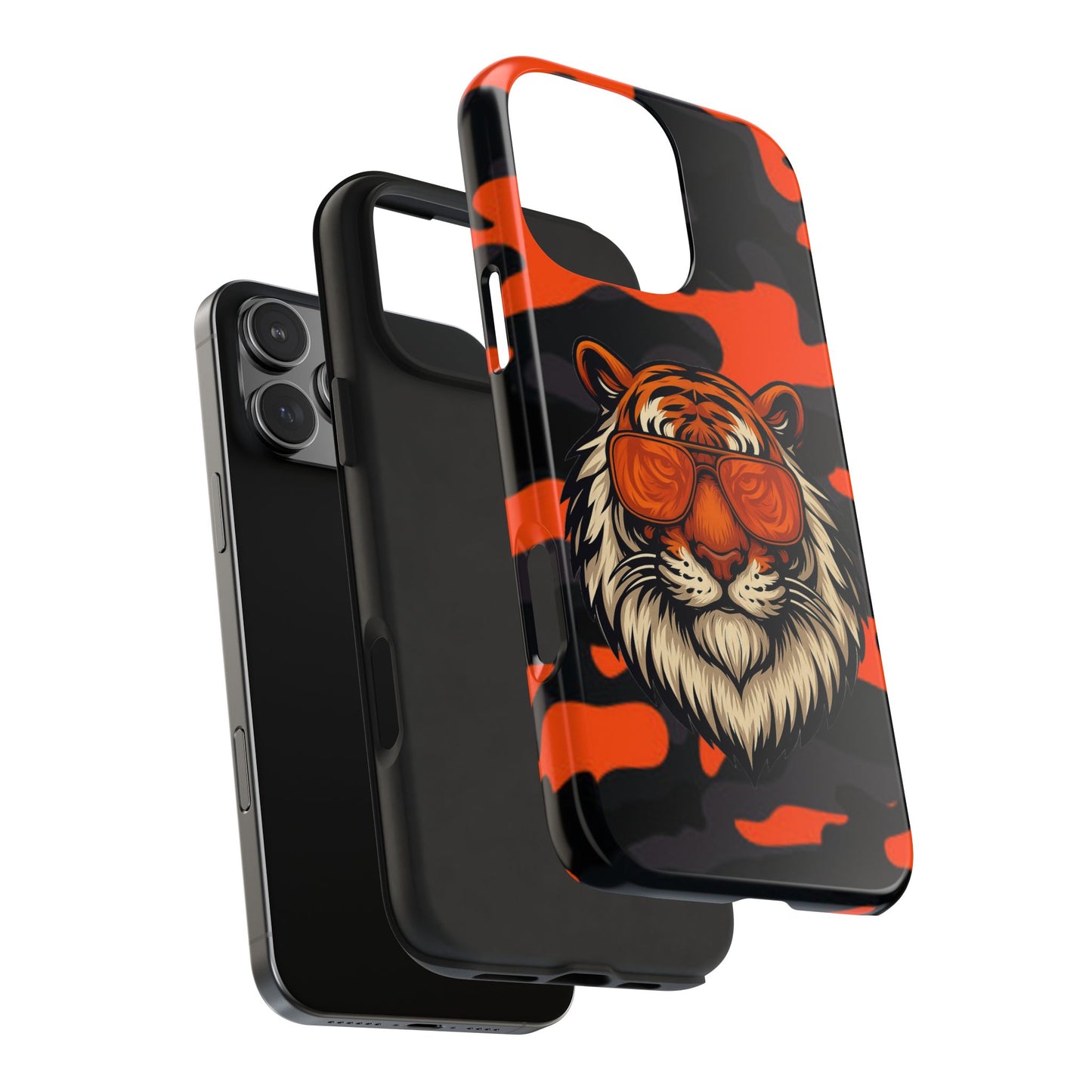 Seeing life through the orange tints Tiger Tough Phone Cases