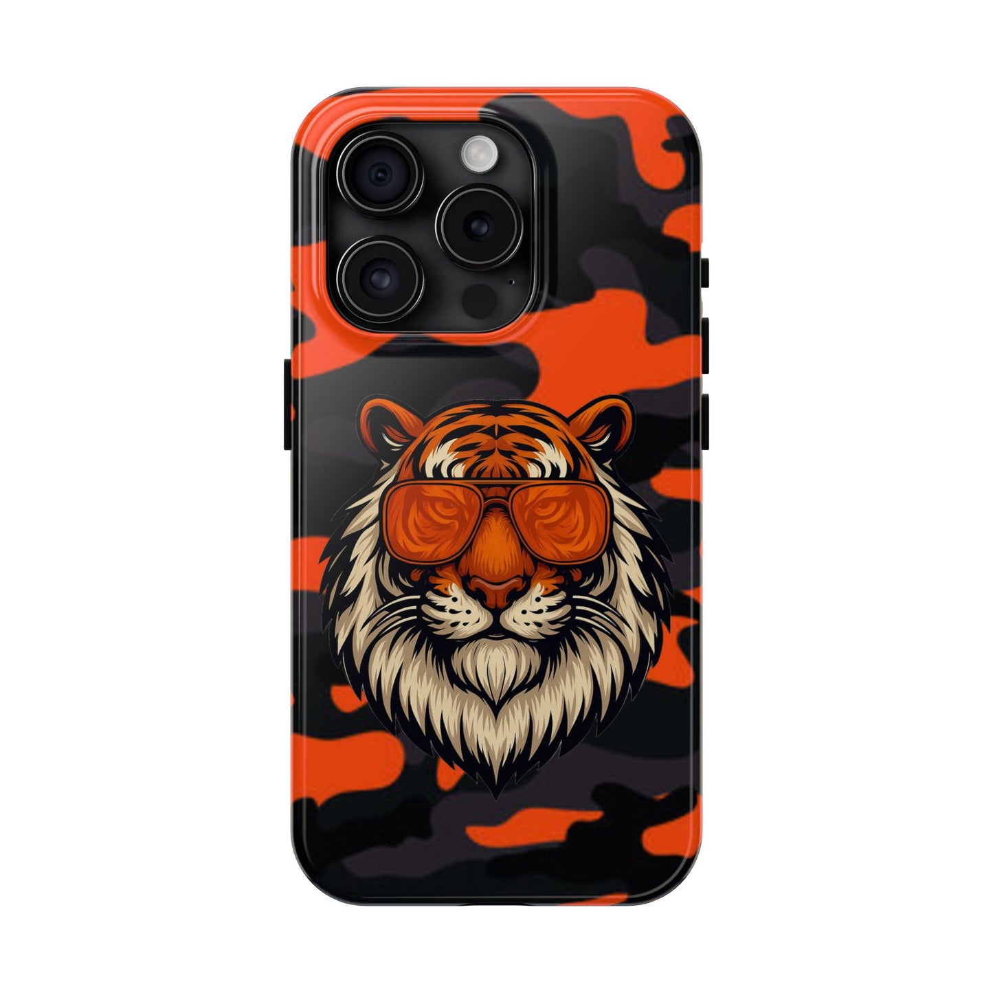 Seeing life through the orange tints Tiger Tough Phone Cases