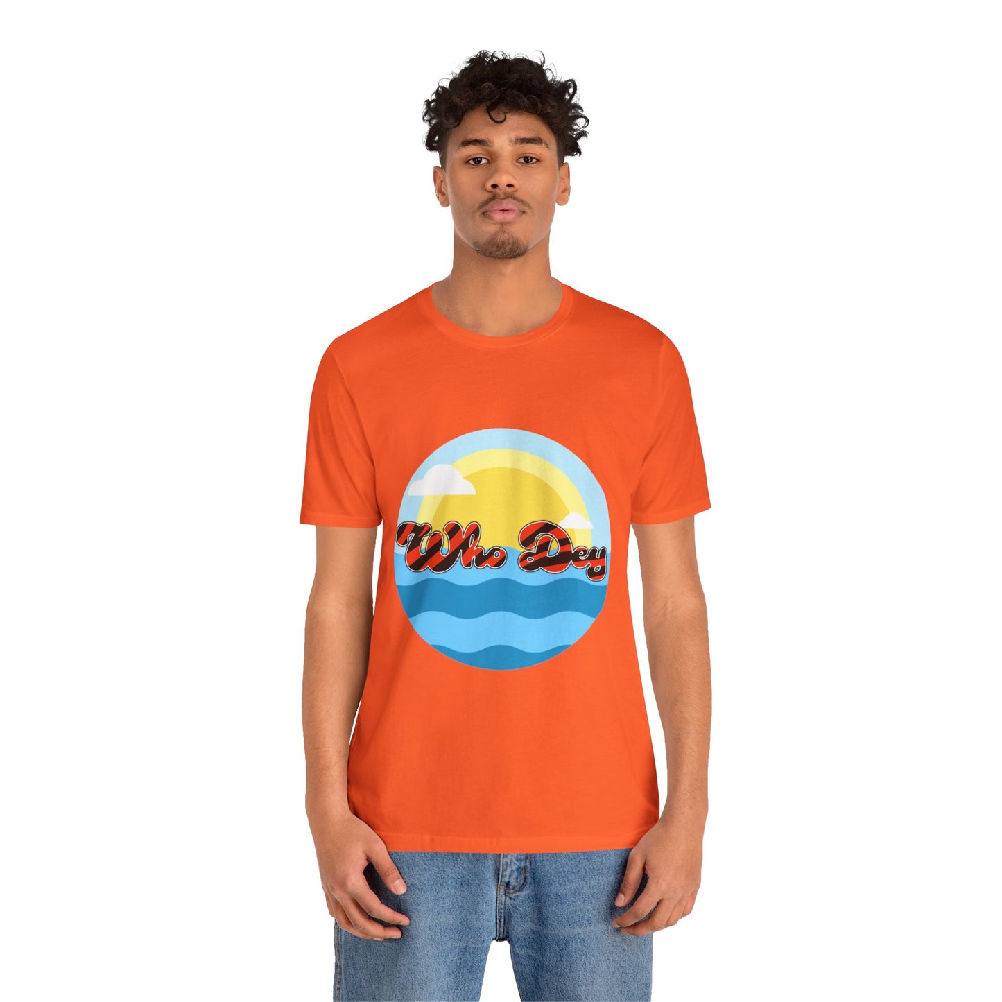Who Dey Vibes Unisex Jersey Short Sleeve Tee