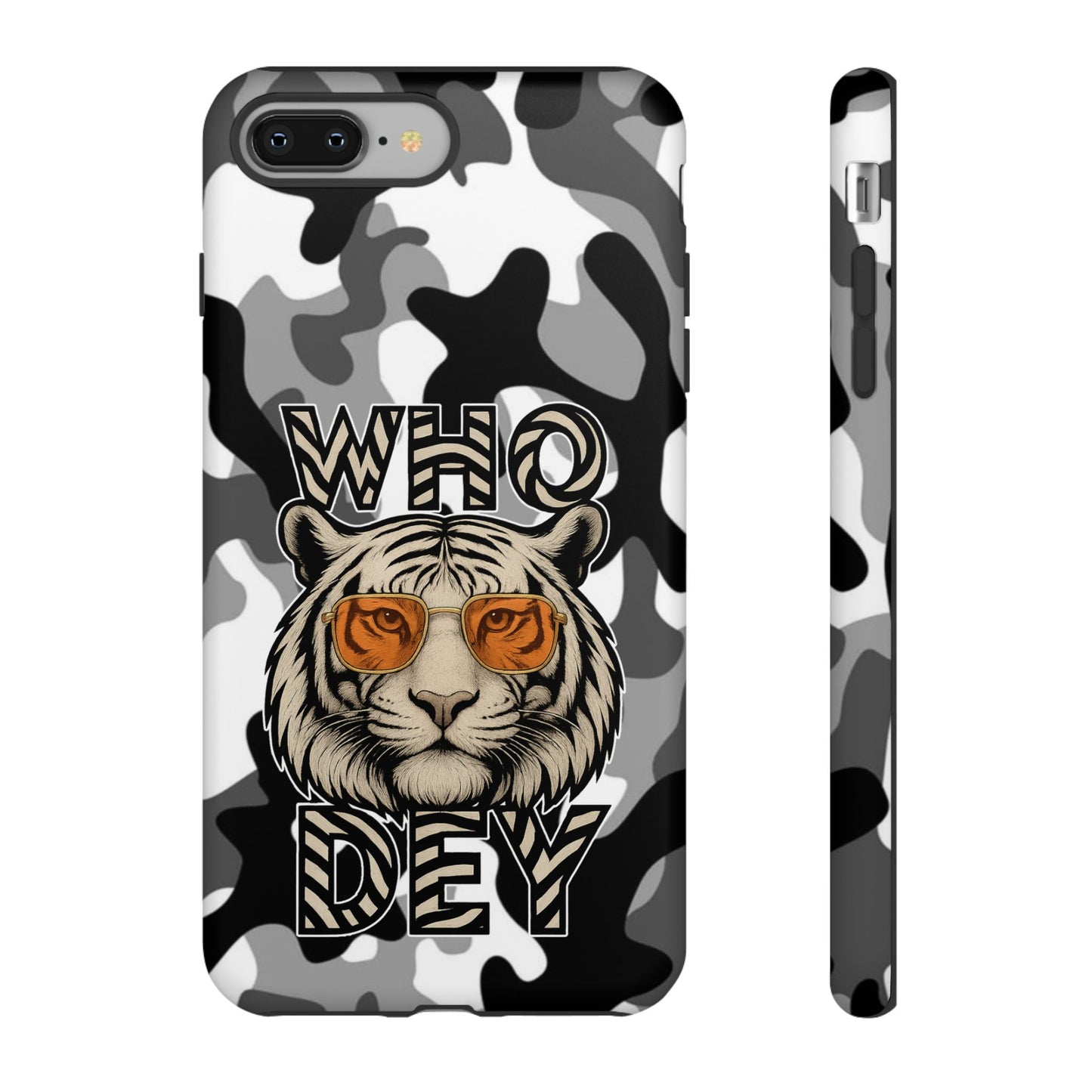 WhiteOut Tiger Phone Case for iPhone
