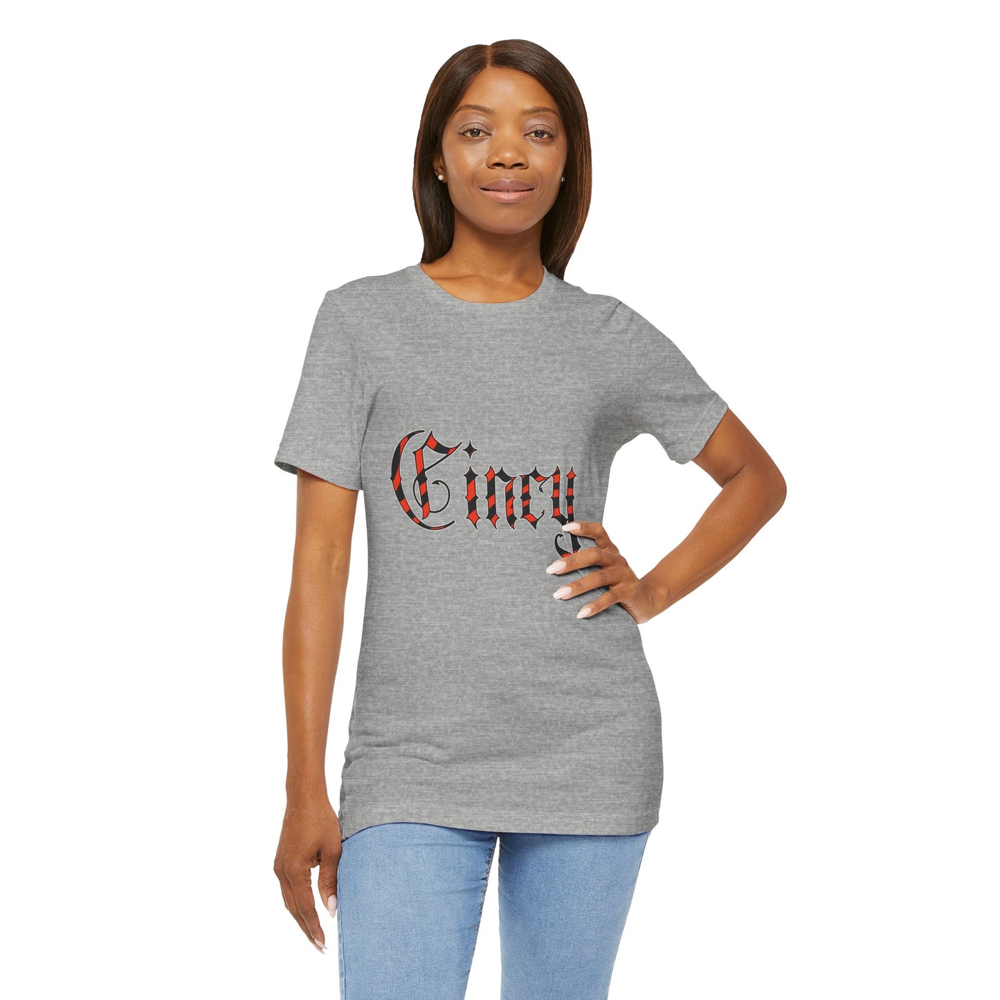 Cincy Unisex Jersey Short Sleeve Tee