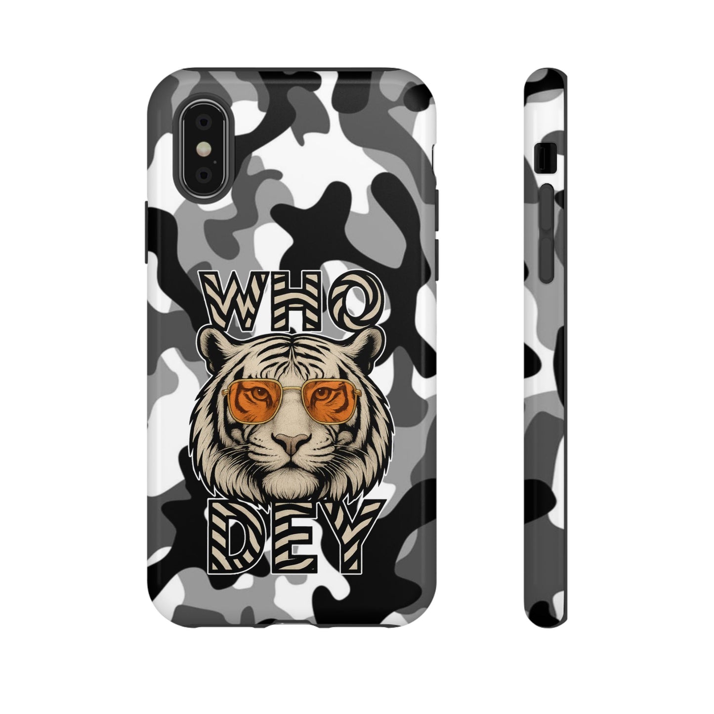 WhiteOut Tiger Phone Case for iPhone