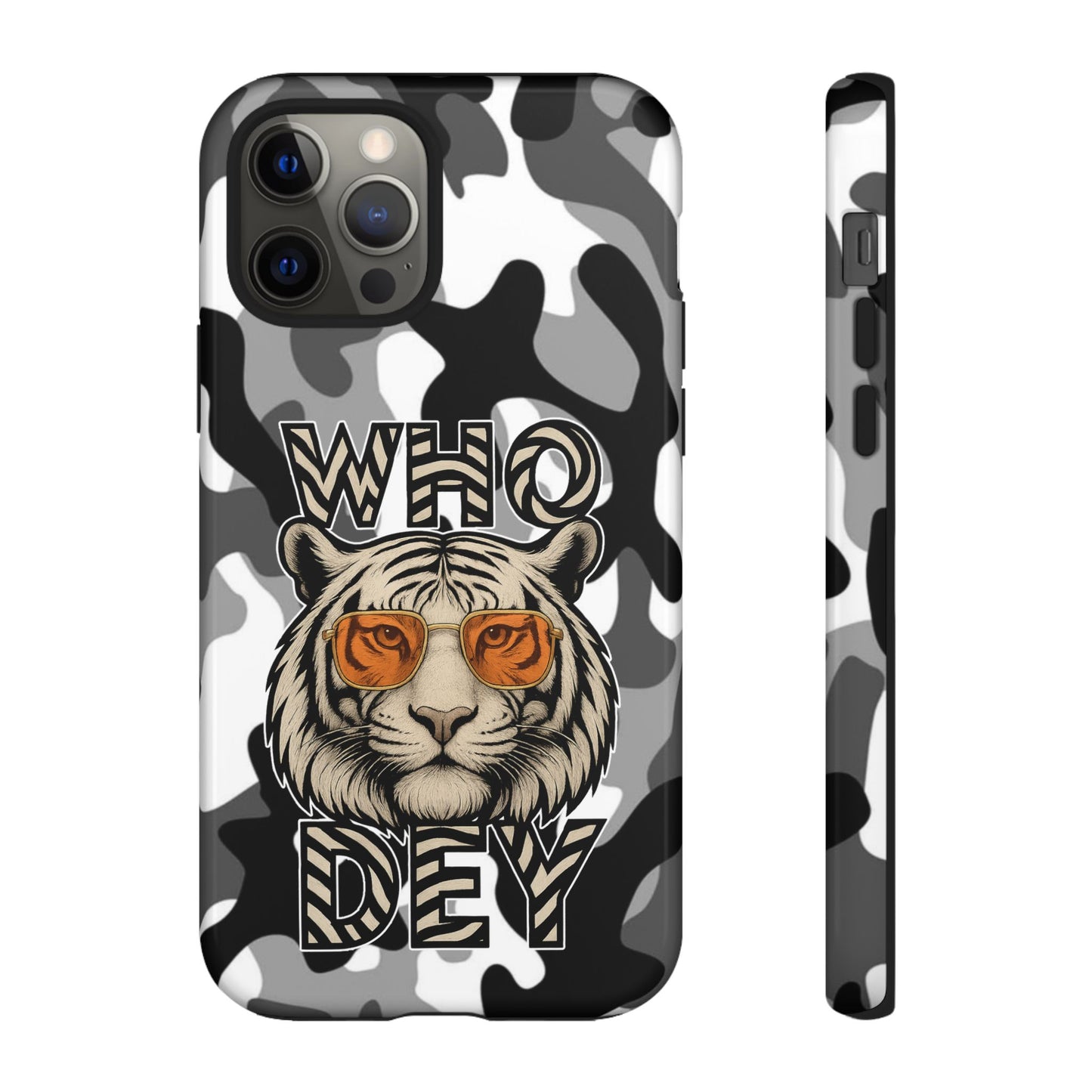 WhiteOut Tiger Phone Case for iPhone