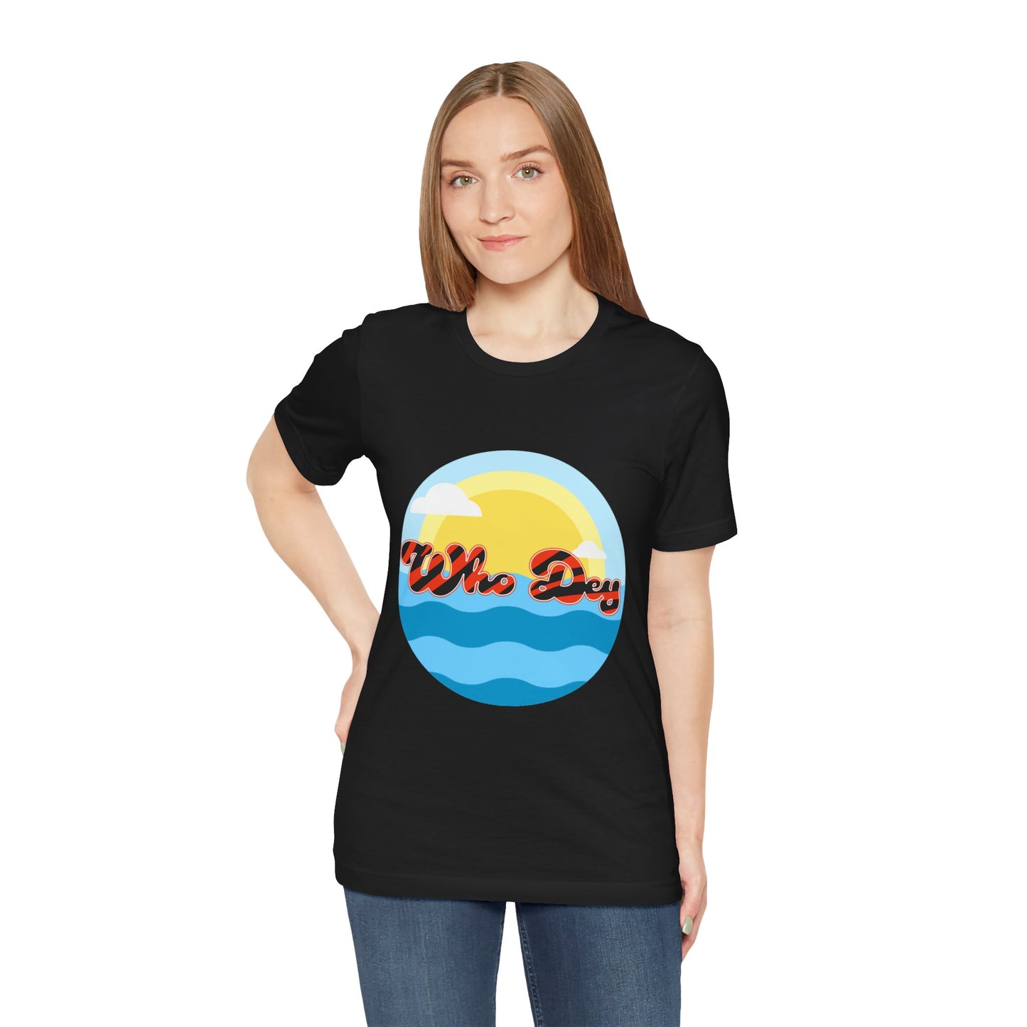 Who Dey Vibes Unisex Jersey Short Sleeve Tee