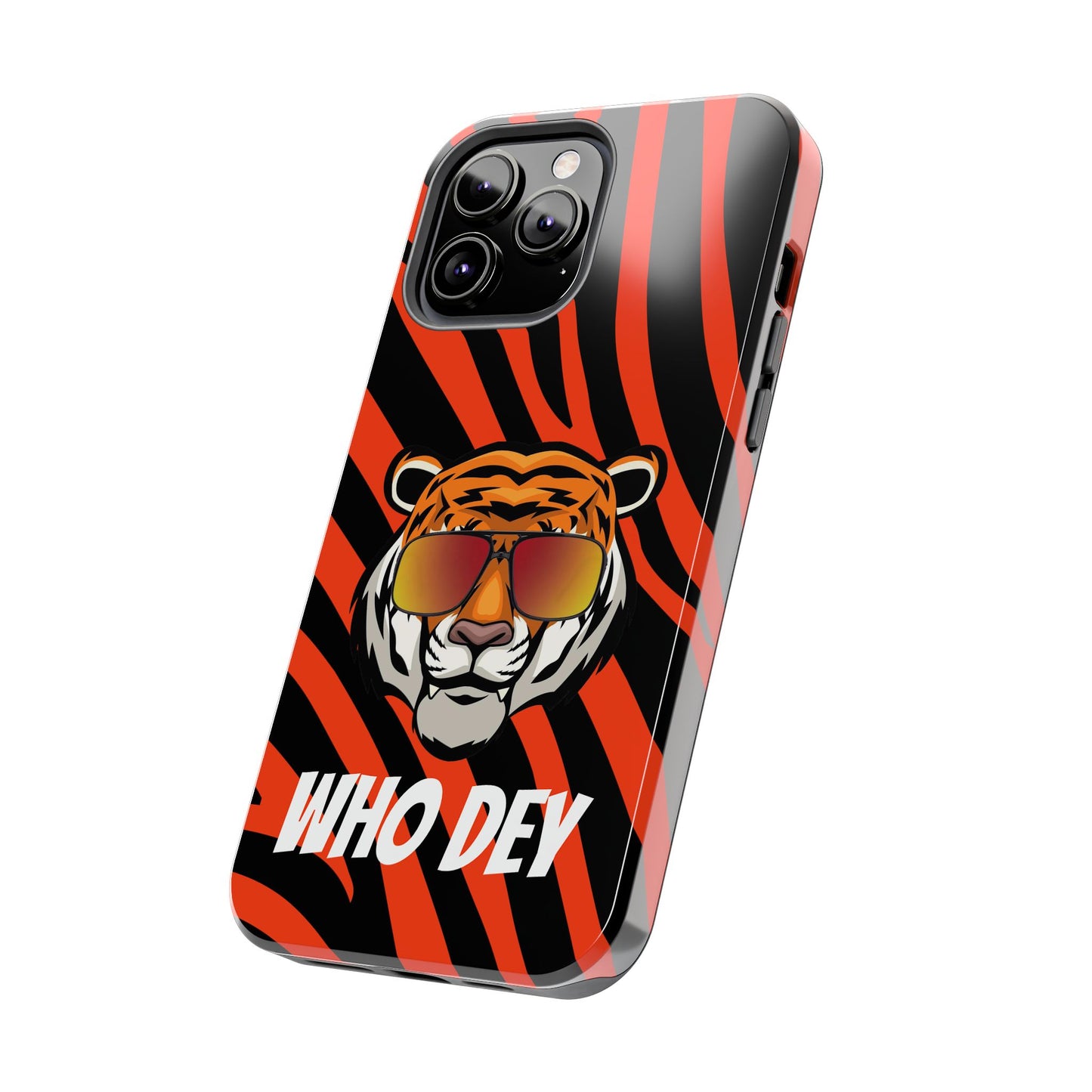 Who Dey Tiger Tough Phone Case