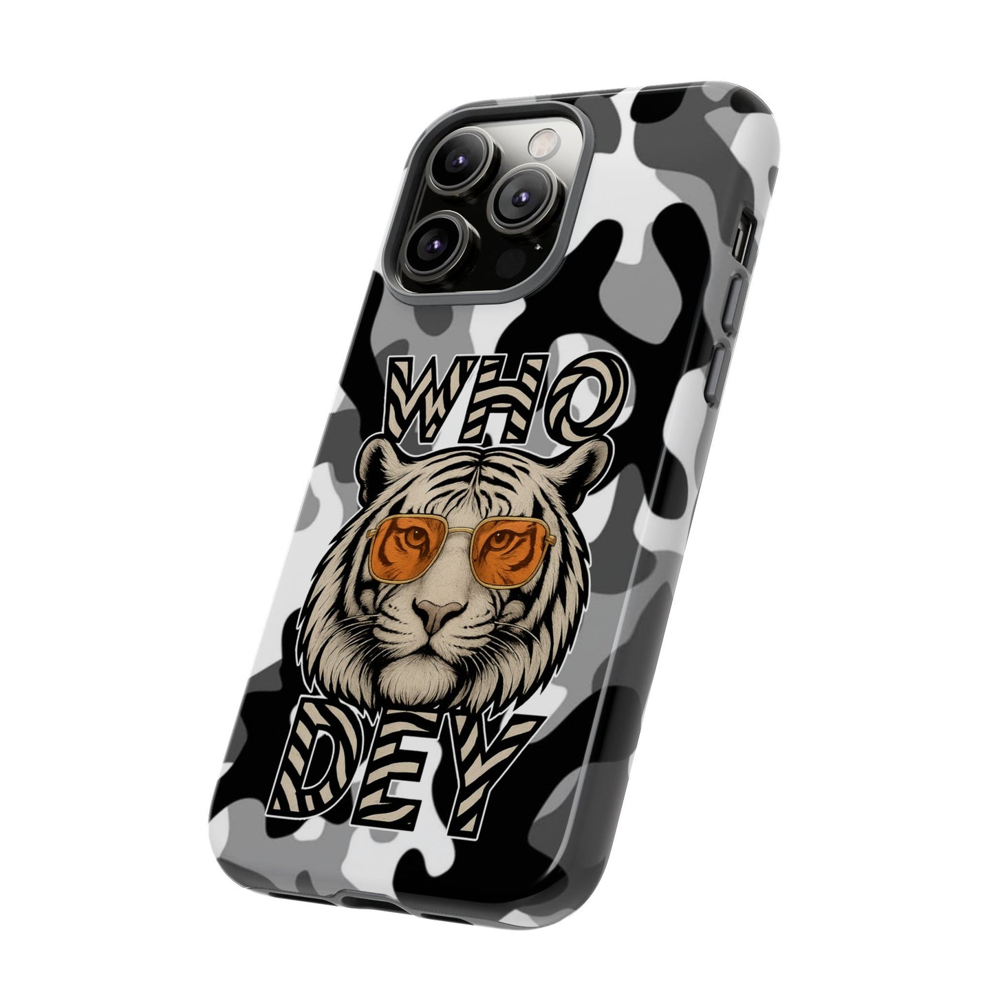 WhiteOut Tiger Phone Case for iPhone