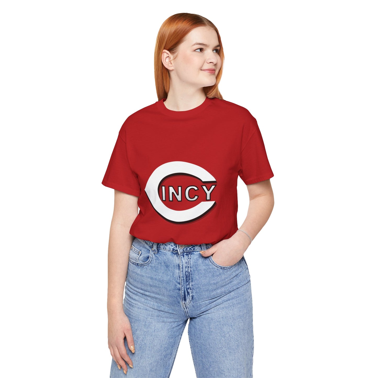 CINCY (Reds) Unisex Jersey Short Sleeve Tee