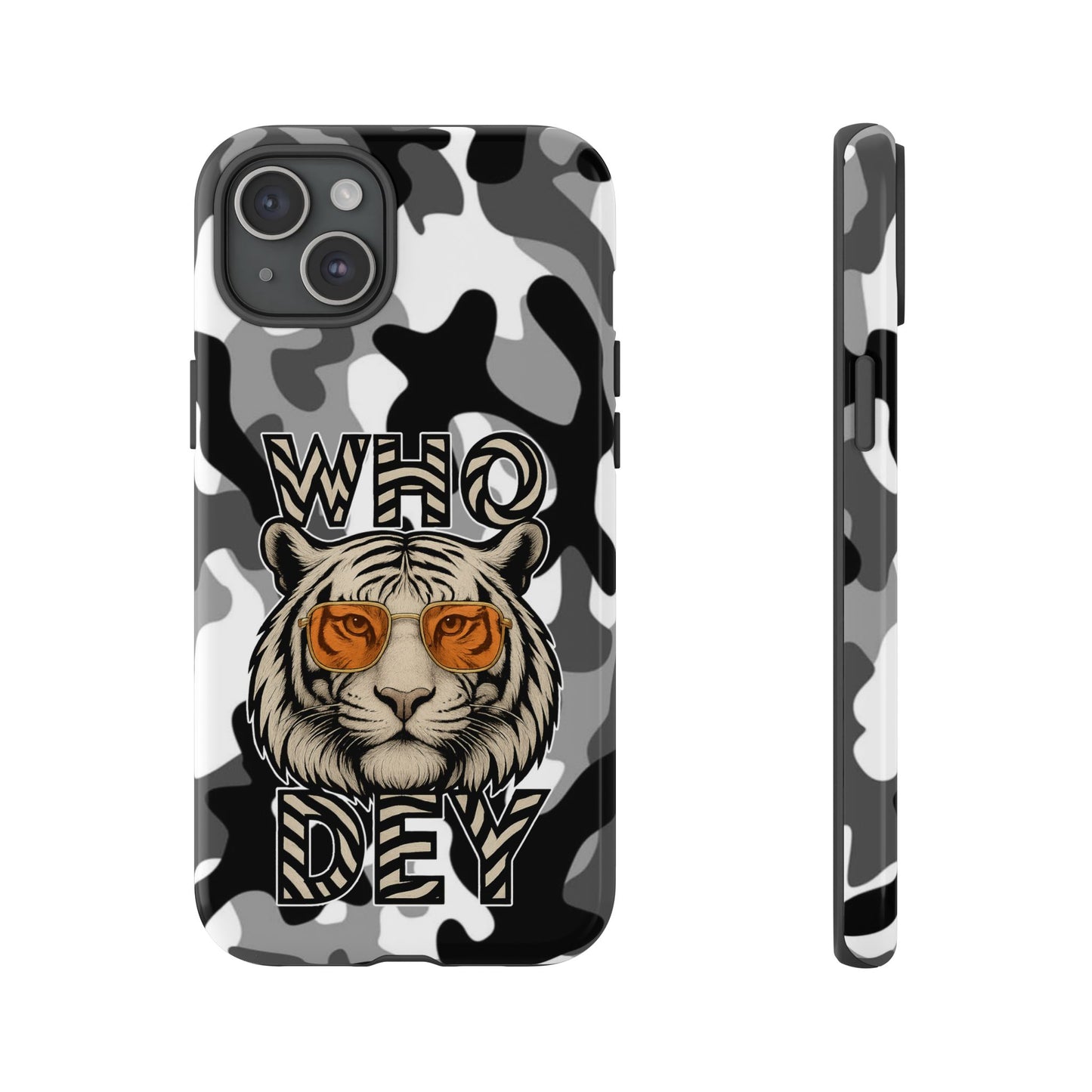 WhiteOut Tiger Phone Case for iPhone