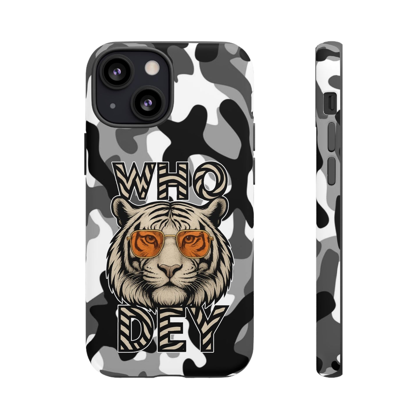 WhiteOut Tiger Phone Case for iPhone