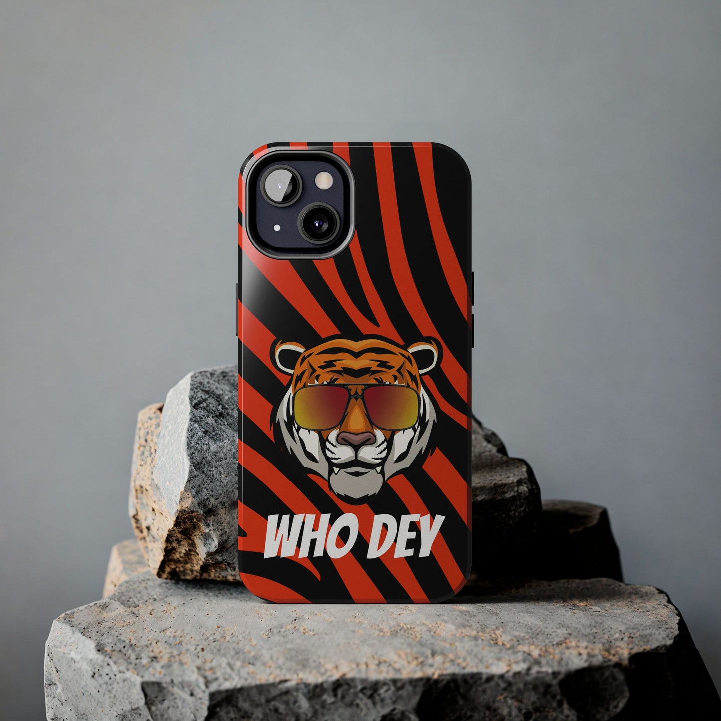 Who Dey Tiger Tough Phone Case