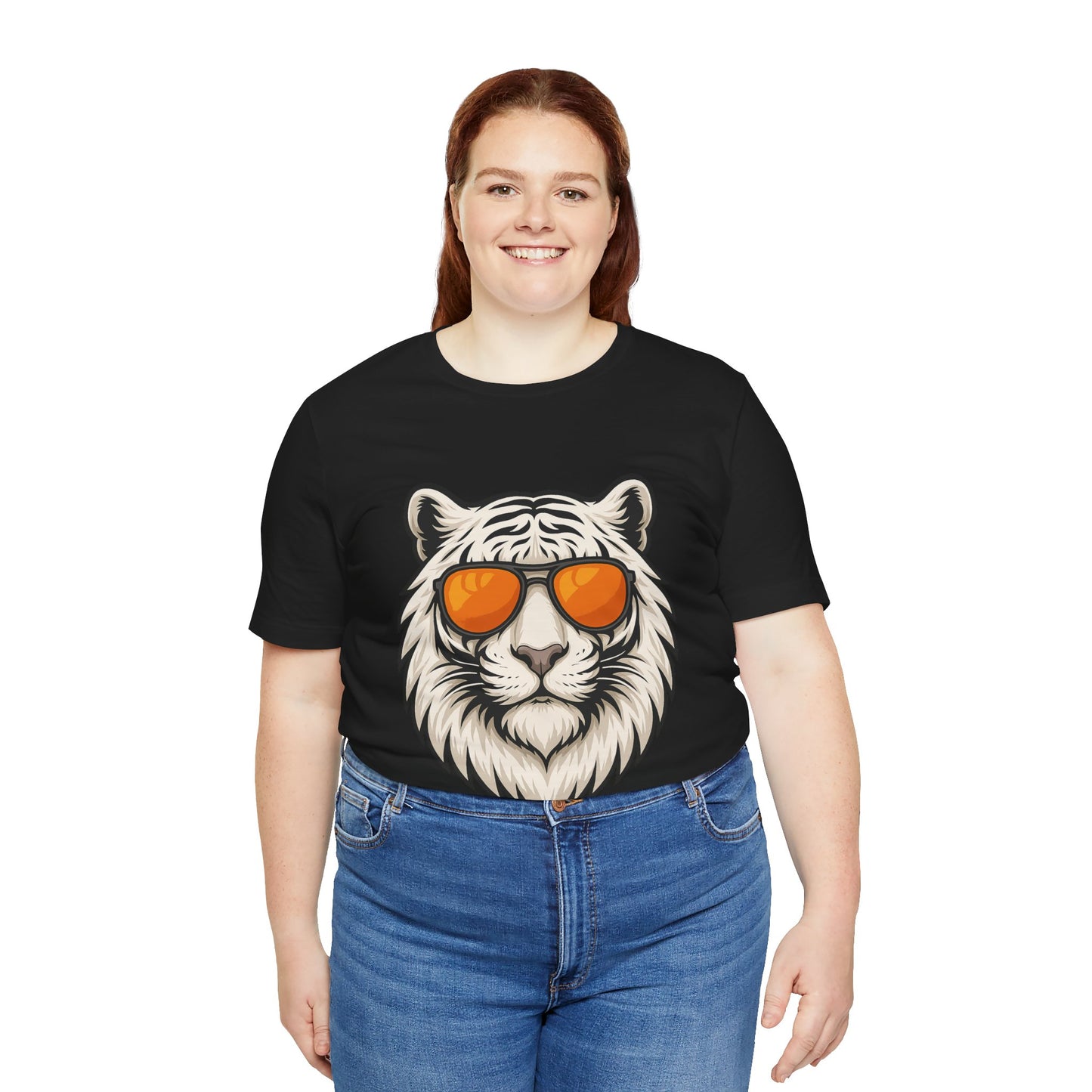 Cool Tiger Orange Sunglasses Tee