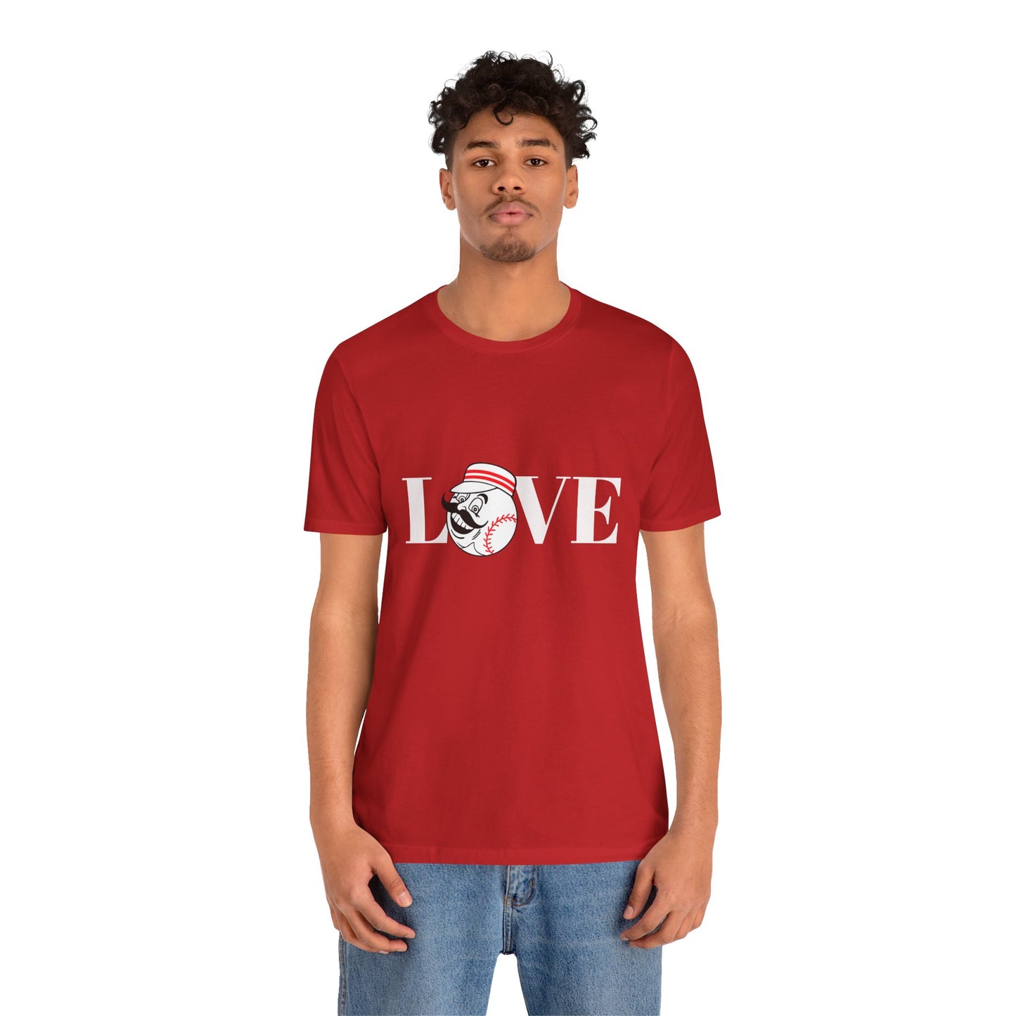 Love Baseball Unisex Jersey Tee