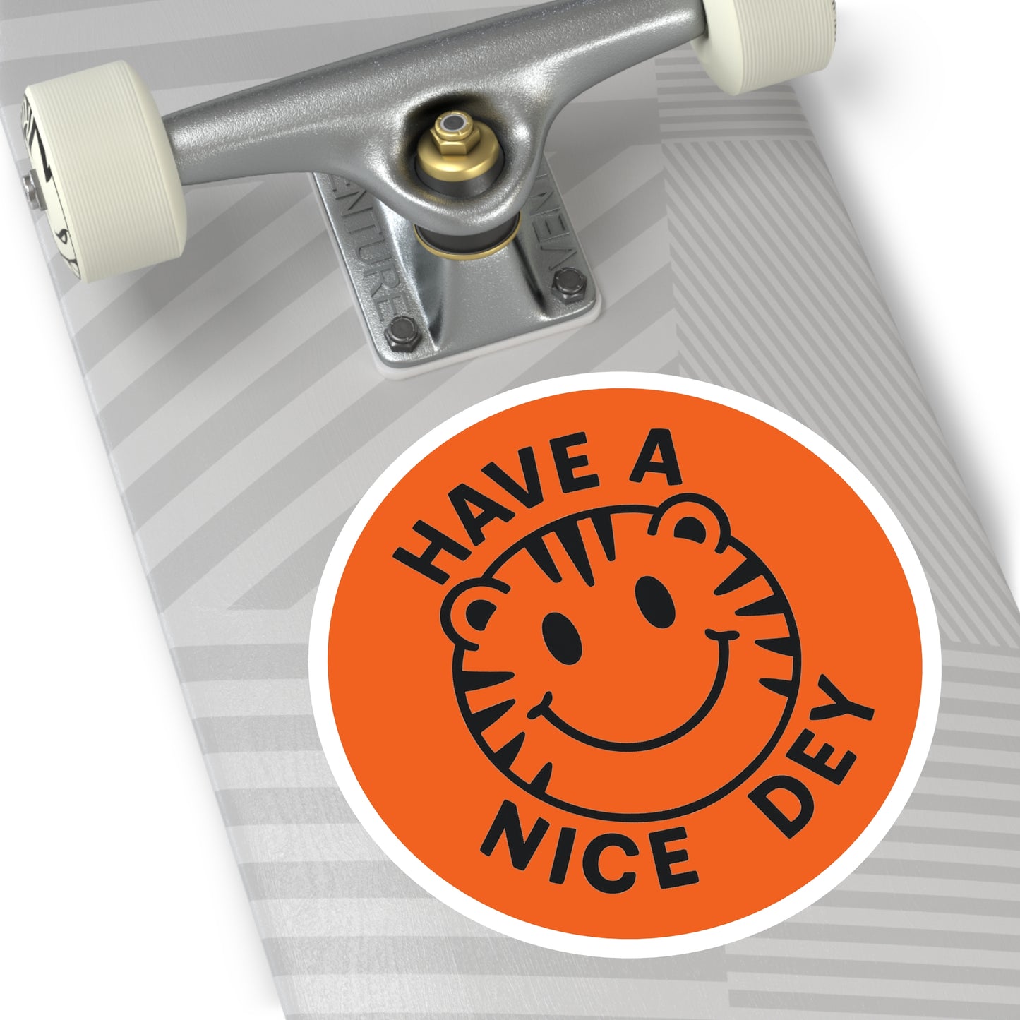"Have a Nice Dey" Round Stickers - Fun, Whimsical Decor for Laptops, Journals, Gifts, Parties, Encouragement