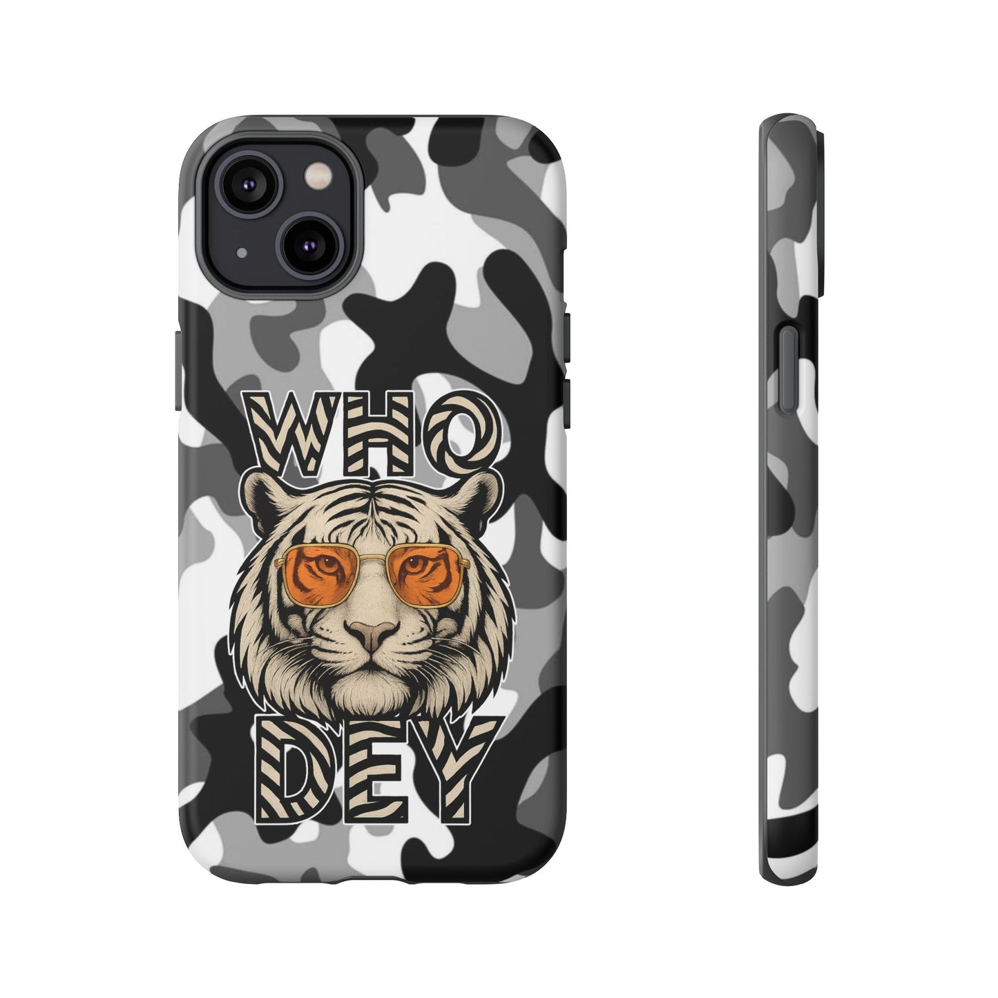 WhiteOut Tiger Phone Case for iPhone
