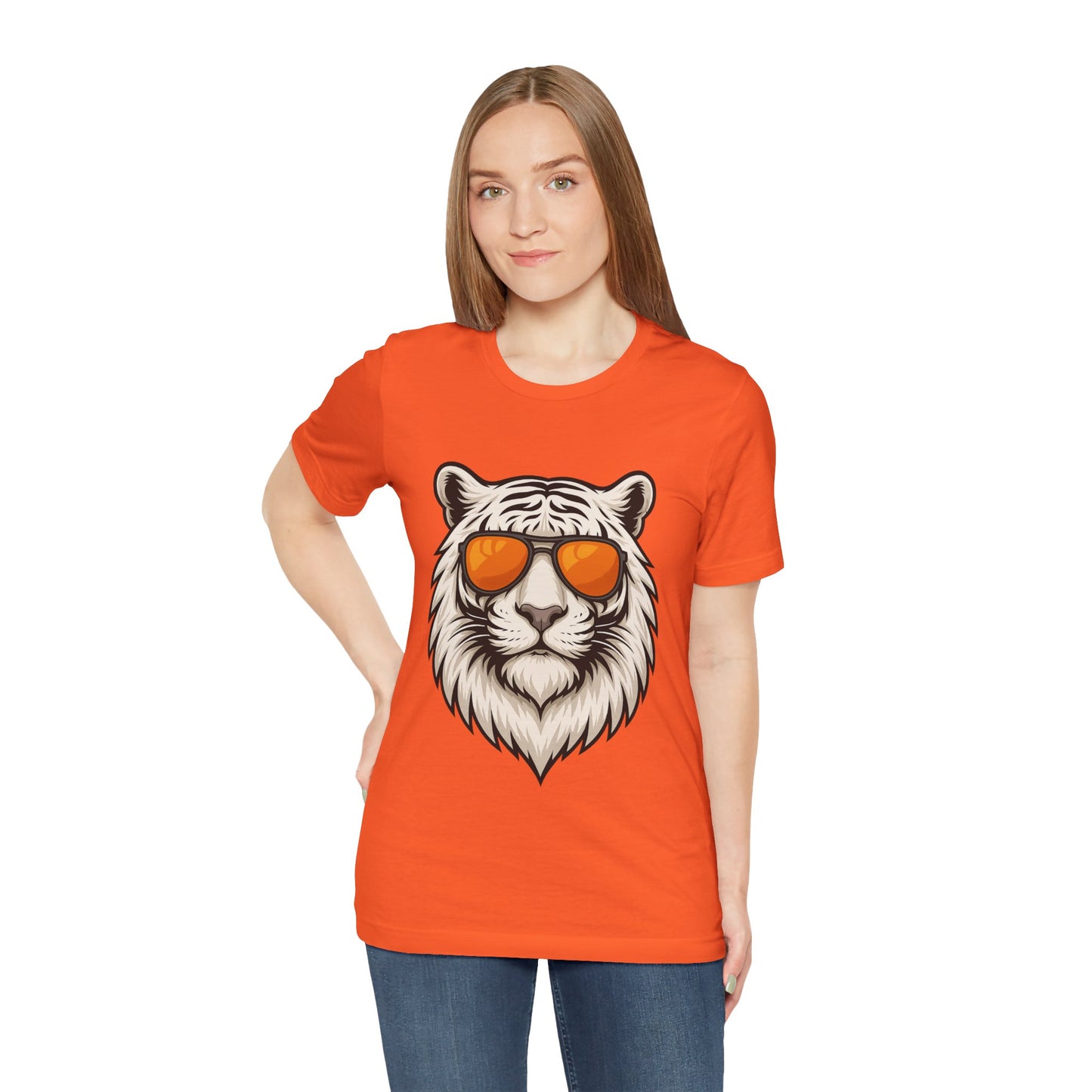 Cool Tiger Orange Sunglasses Tee