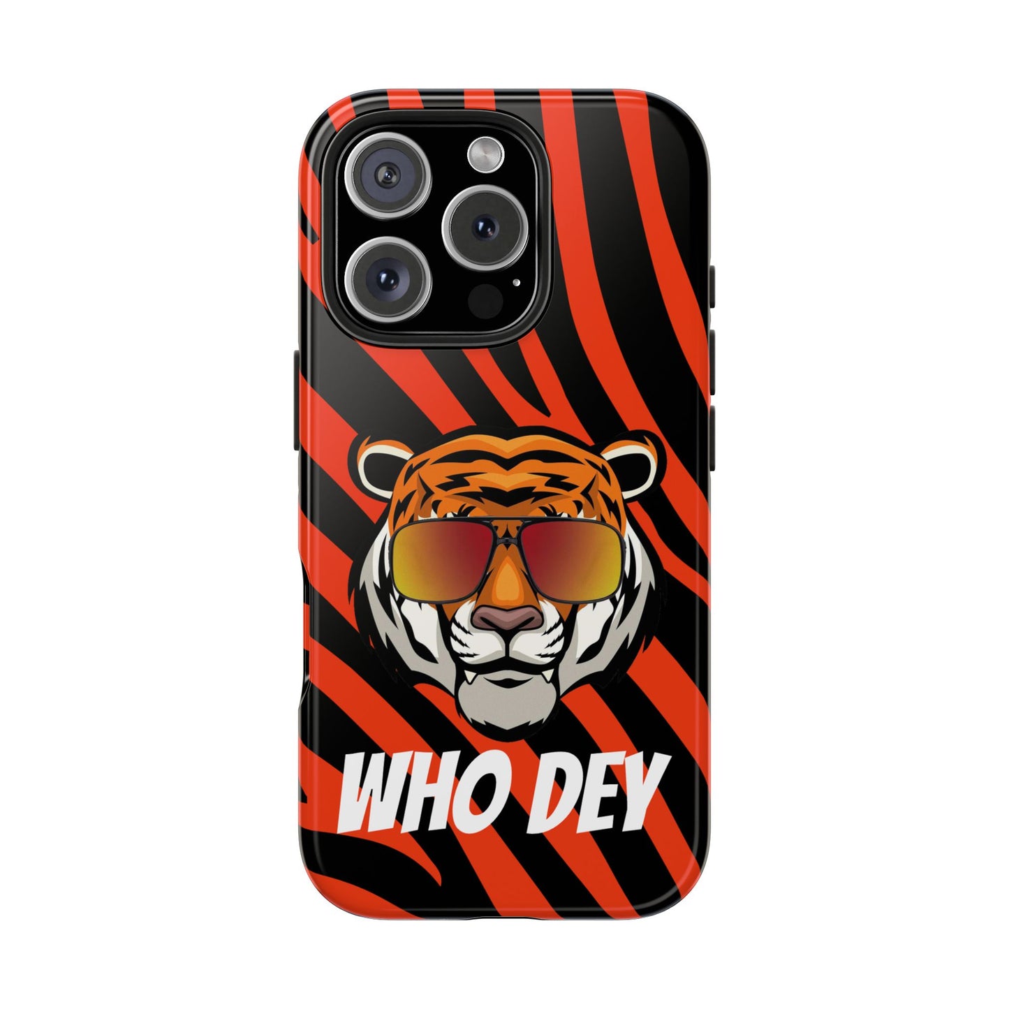 Who Dey Tiger Tough Phone Case