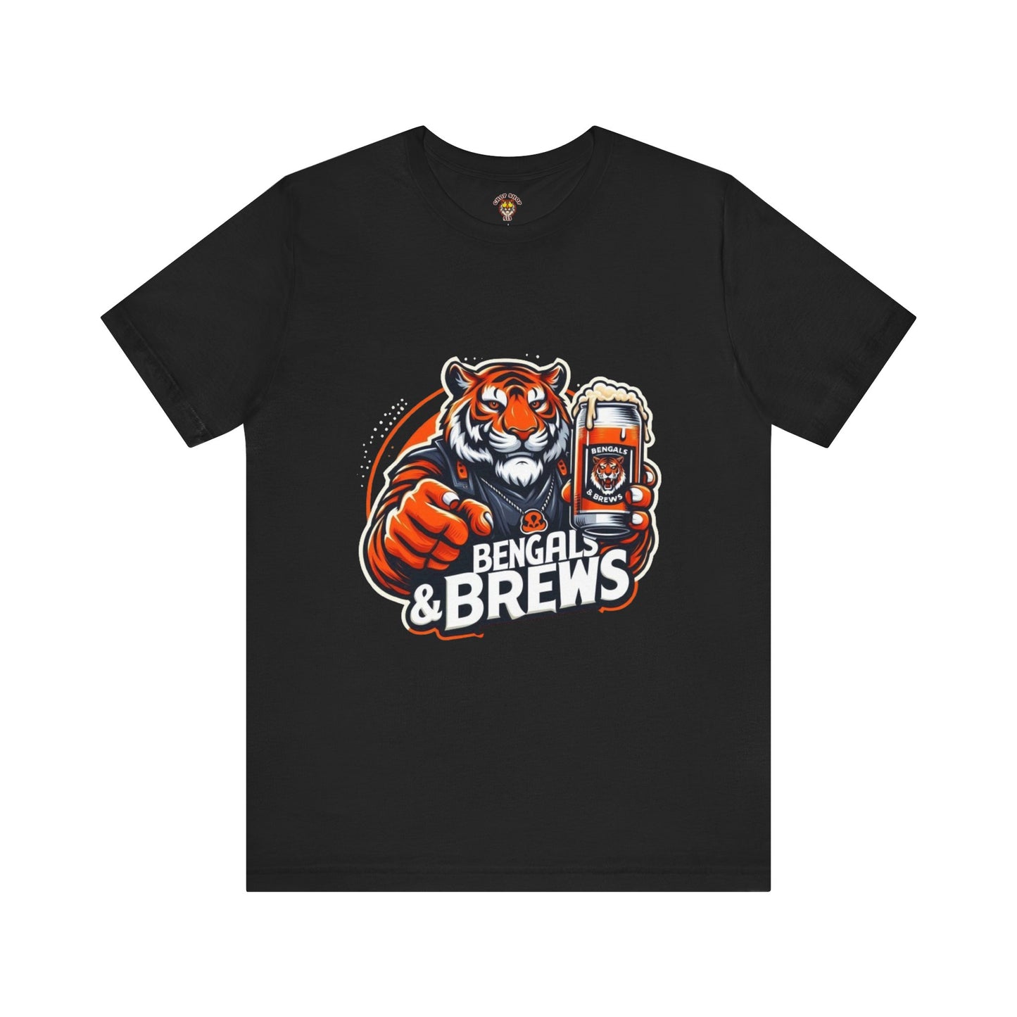 Bengals and Brews Tee Unisex Jersey Short Sleeve Tee