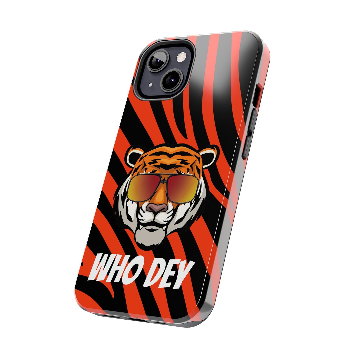 Who Dey Tiger Tough Phone Case
