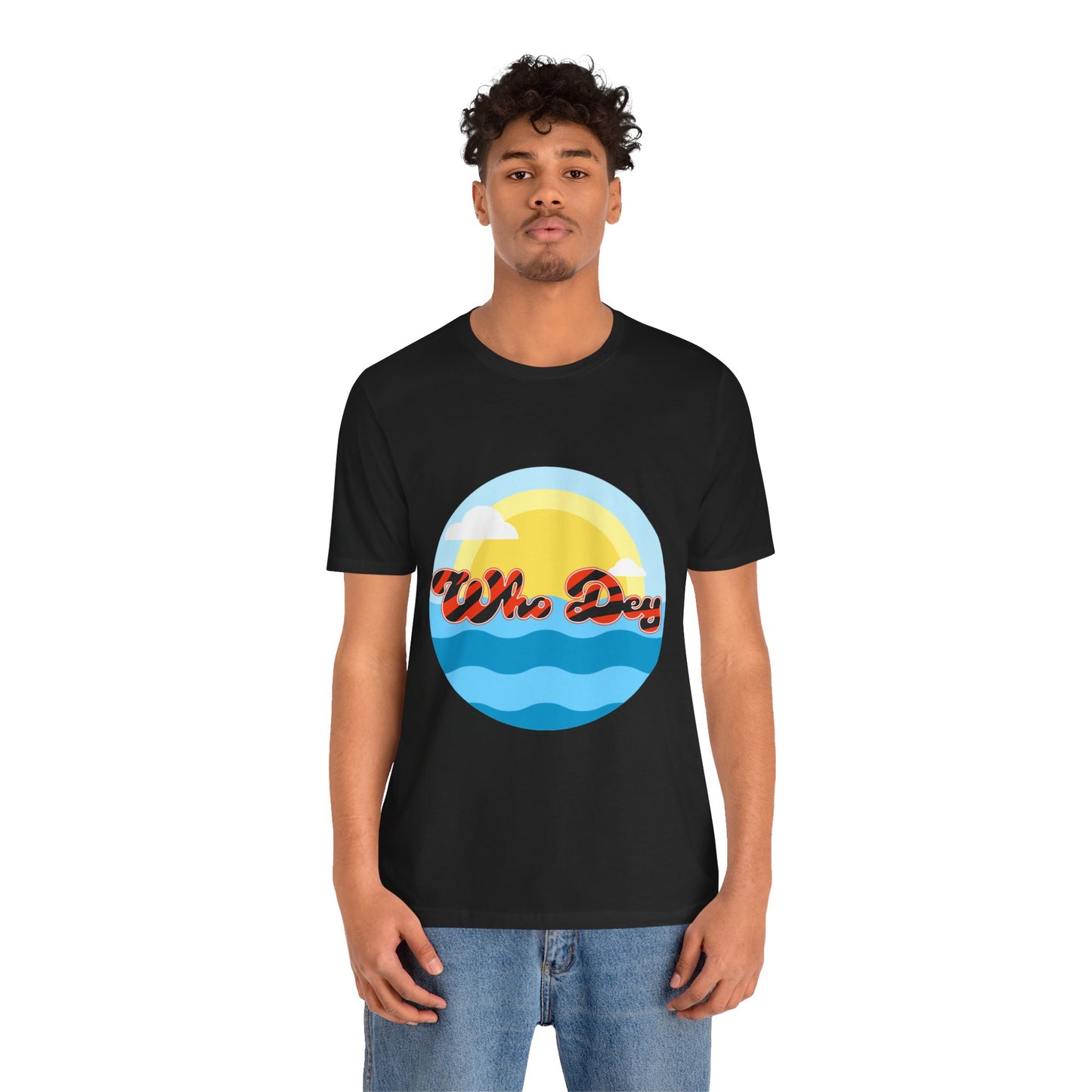 Who Dey Vibes Unisex Jersey Short Sleeve Tee