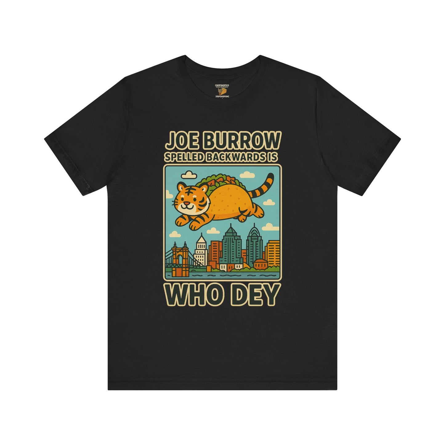 Taco Joe Who Dey Tee, Vintage Sports Shirt, Bengals Fan Apparel, Game Day Wear, Unisex Graphic Tee