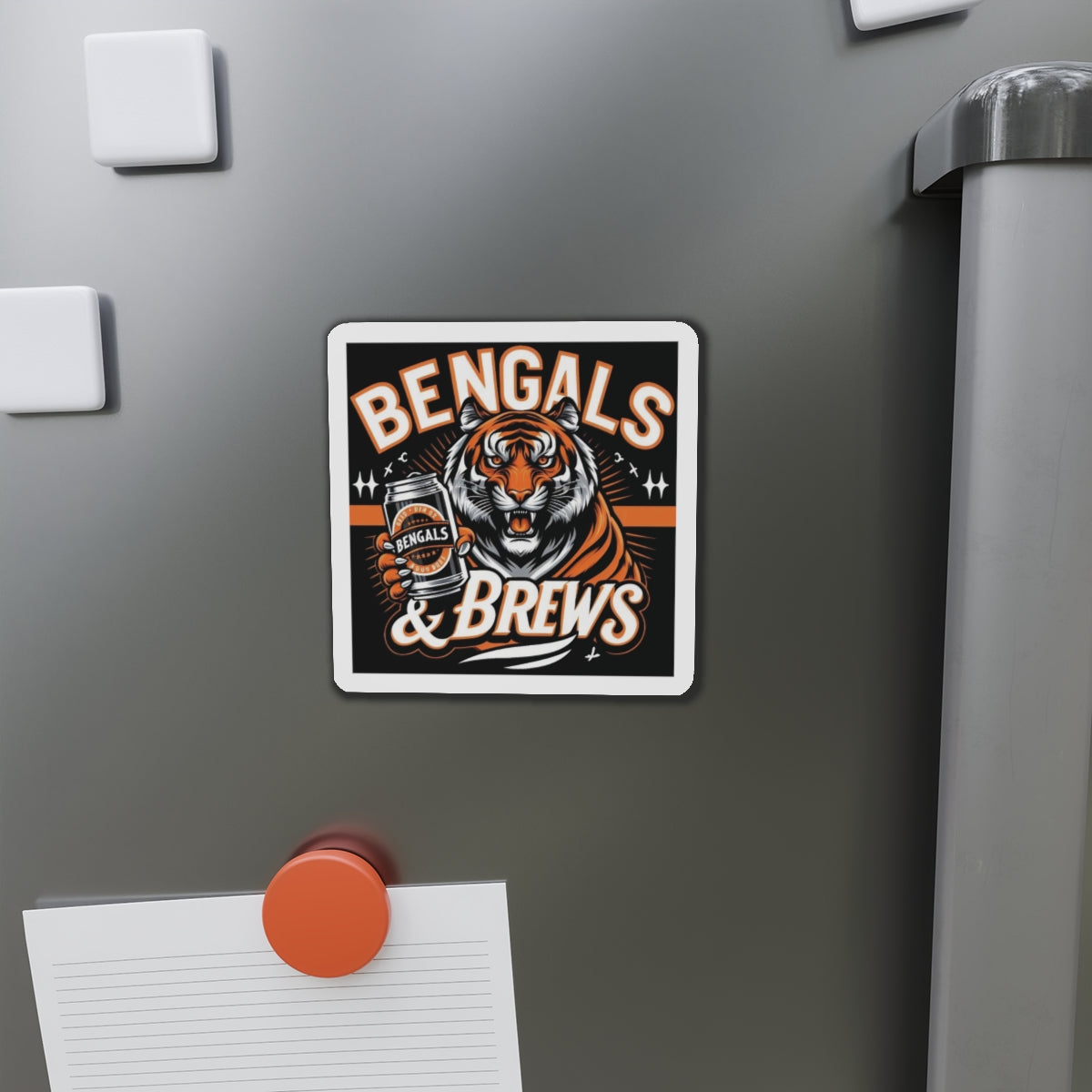 Bengals & Brews Die-Cut Magnets