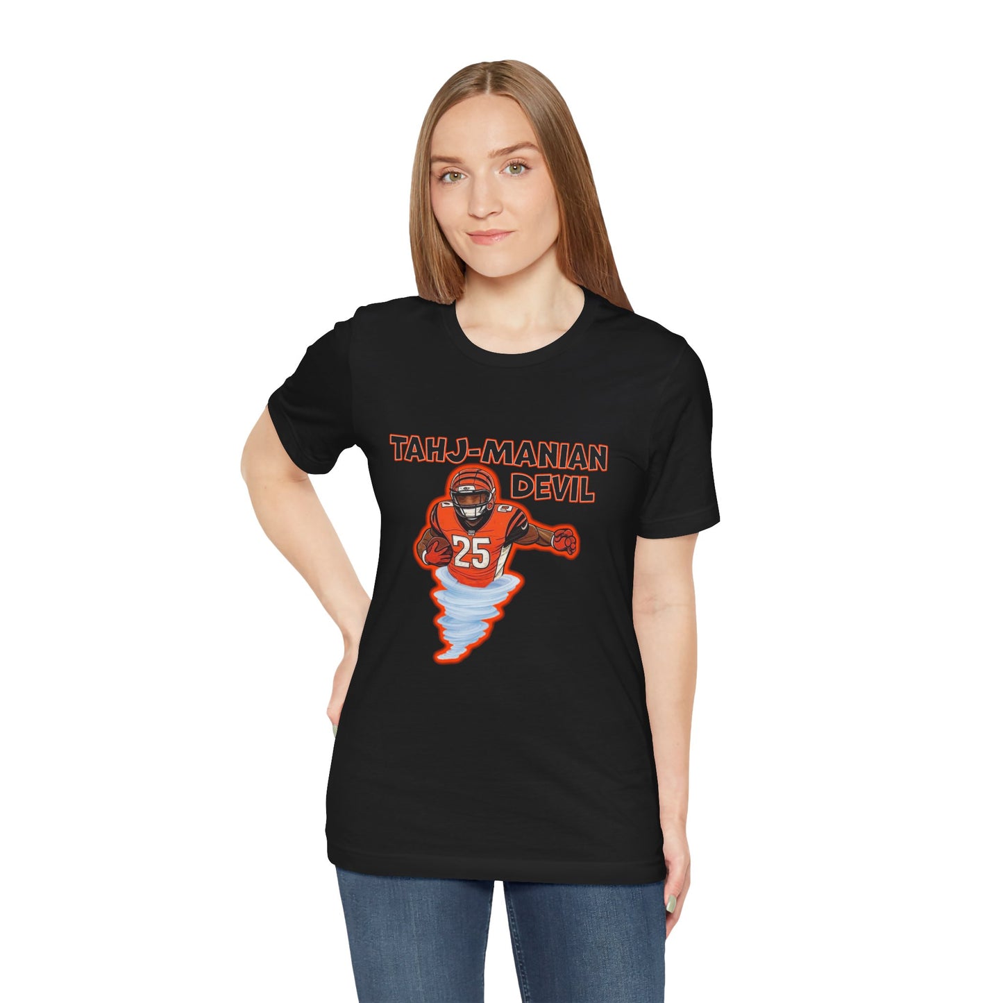 Tahj-Manian Devil Graphic Unisex Jersey Tee