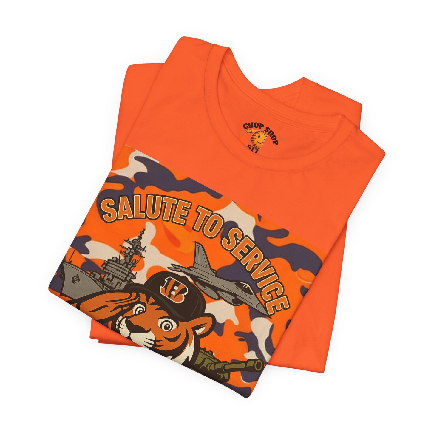 Salute to Service Tigers Unisex Jersey Tee - Camo Design