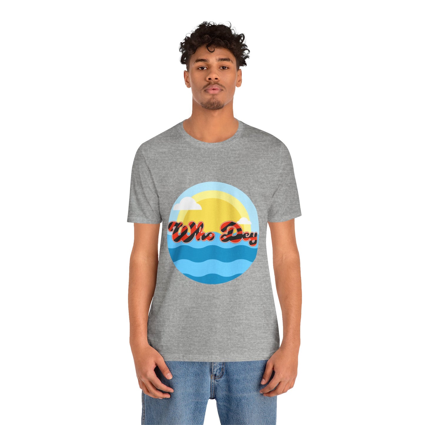 Who Dey Vibes Unisex Jersey Short Sleeve Tee