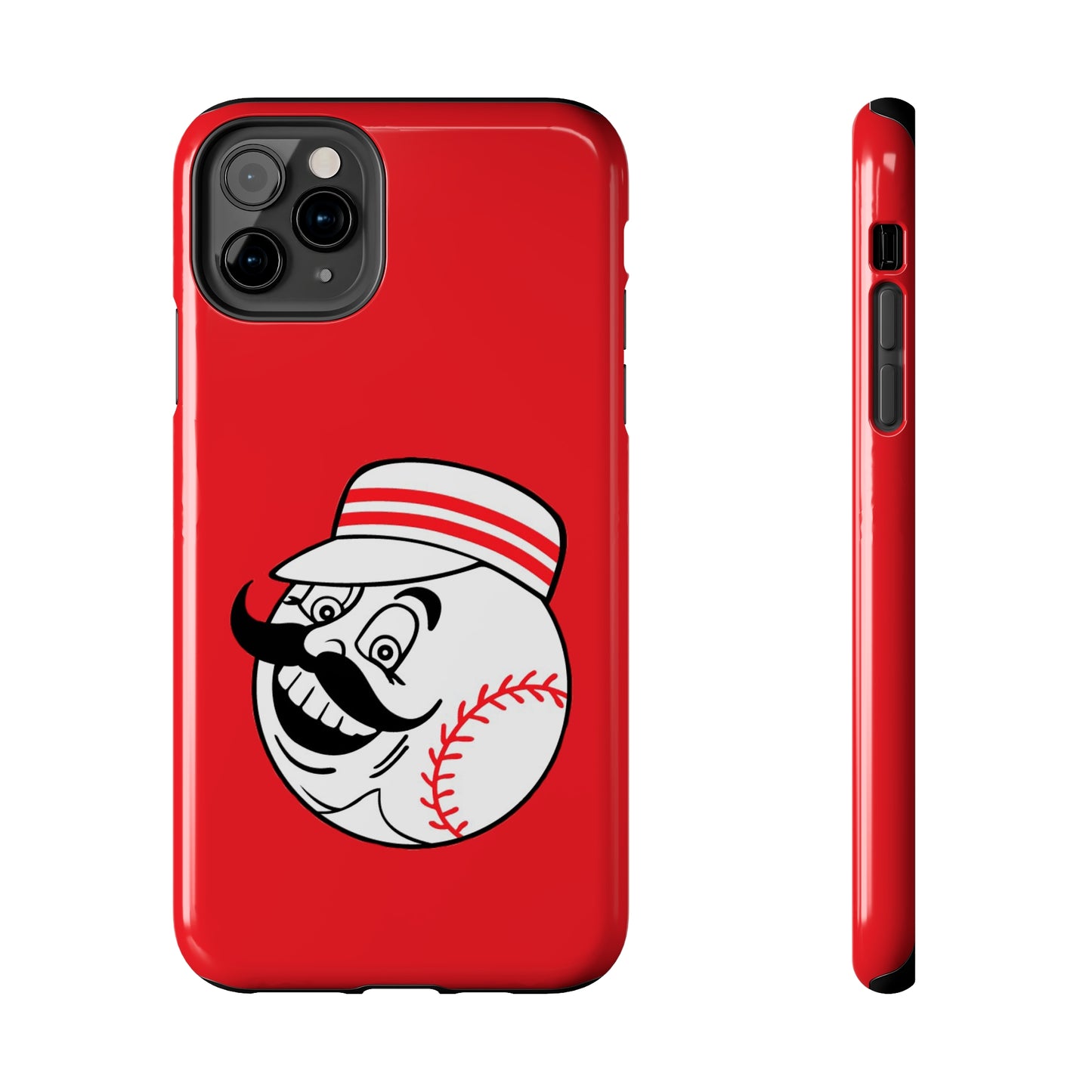 BaseBall Head Tough Phone Cases