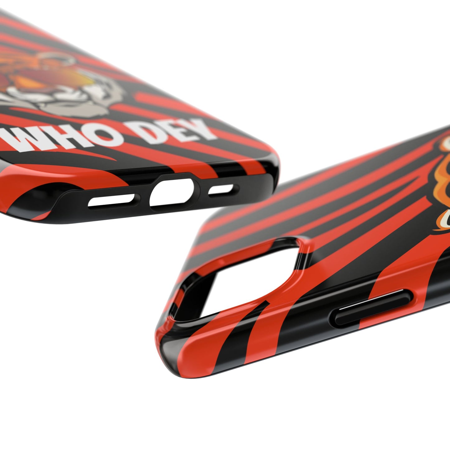 Who Dey Tiger Tough Phone Case