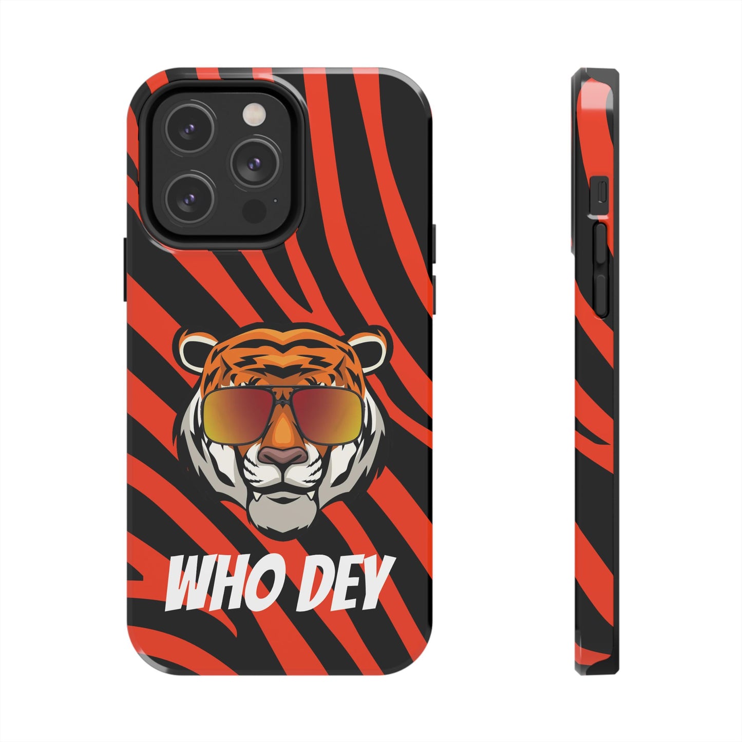 Who Dey Tiger Tough Phone Case