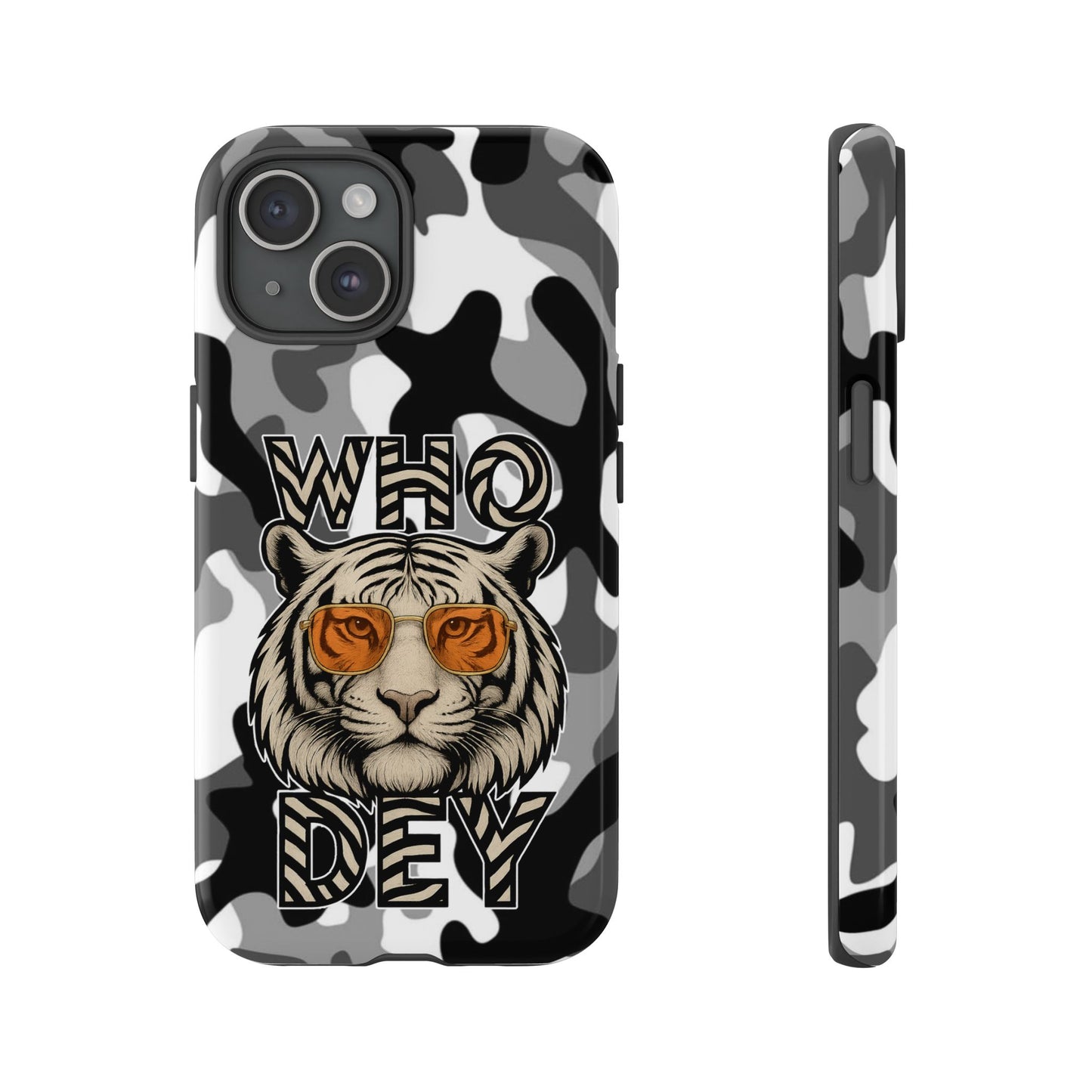 WhiteOut Tiger Phone Case for iPhone