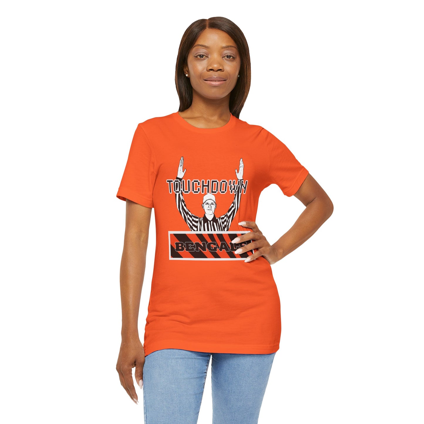 TouchDown Bengals Unisex Jersey Short Sleeve Tee