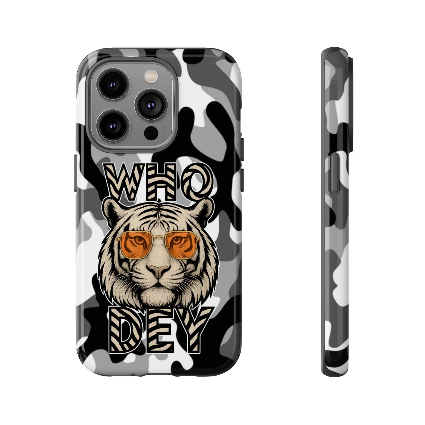 WhiteOut Tiger Phone Case for iPhone