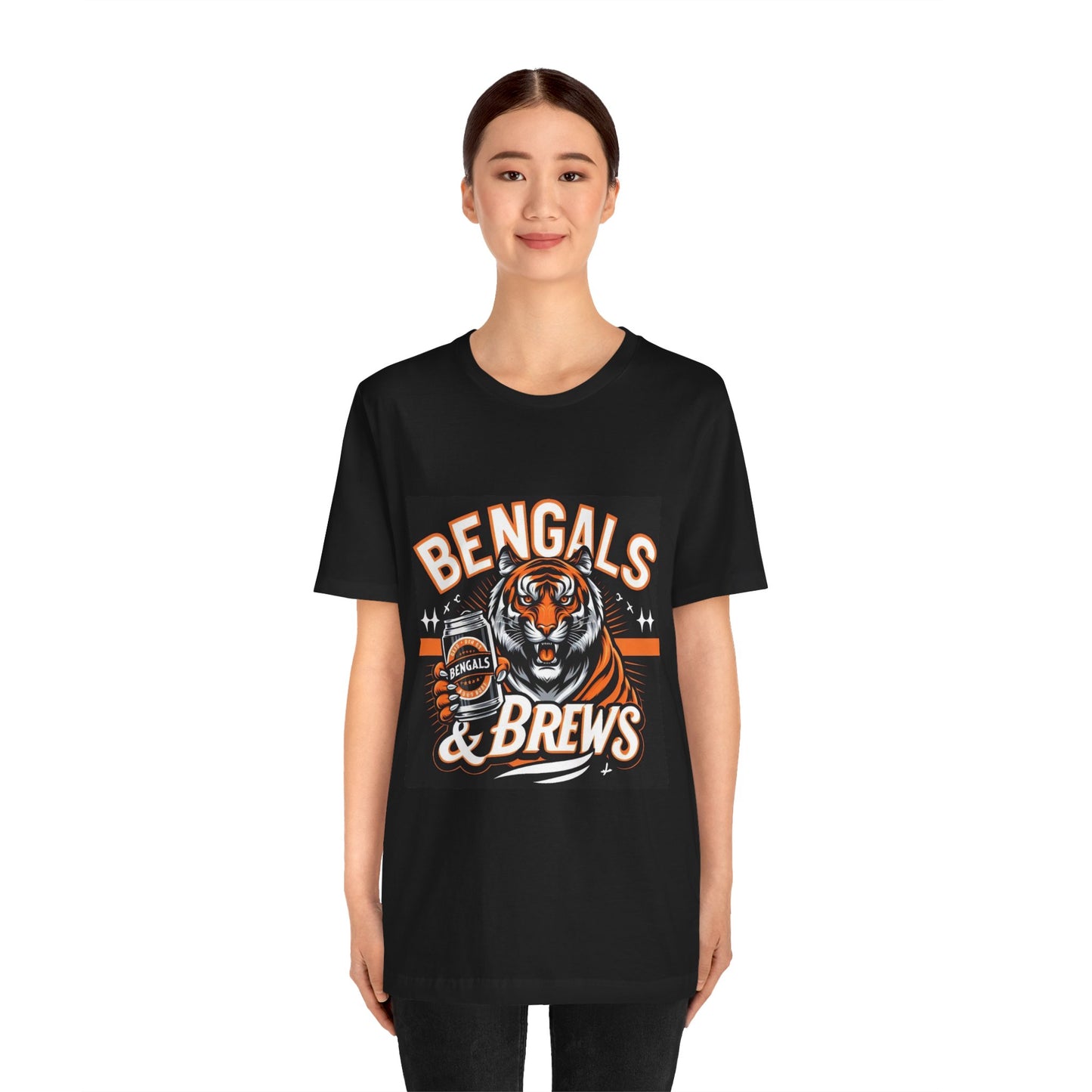 Bengals & Brews Unisex Jersey Short Sleeve Tee