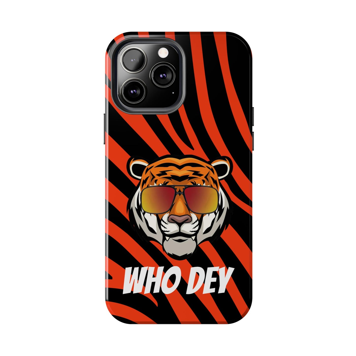 Who Dey Tiger Tough Phone Case