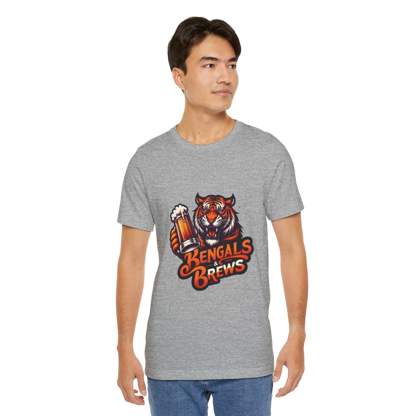 Bengals and Brews Tee Unisex Jersey Short Sleeve Tee