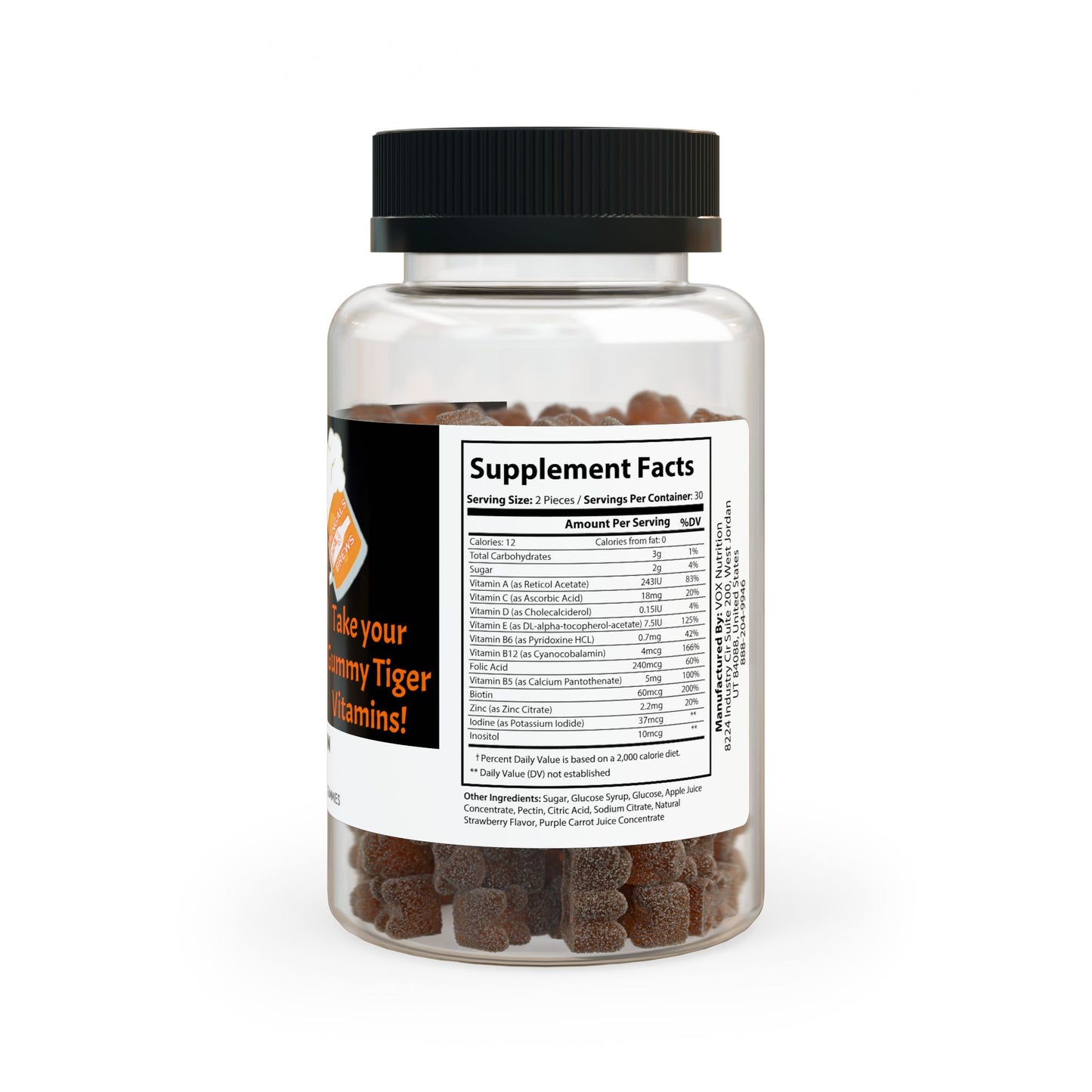 Bengals & Brews Multivitamin Gummies for Adults (60 Gummies)