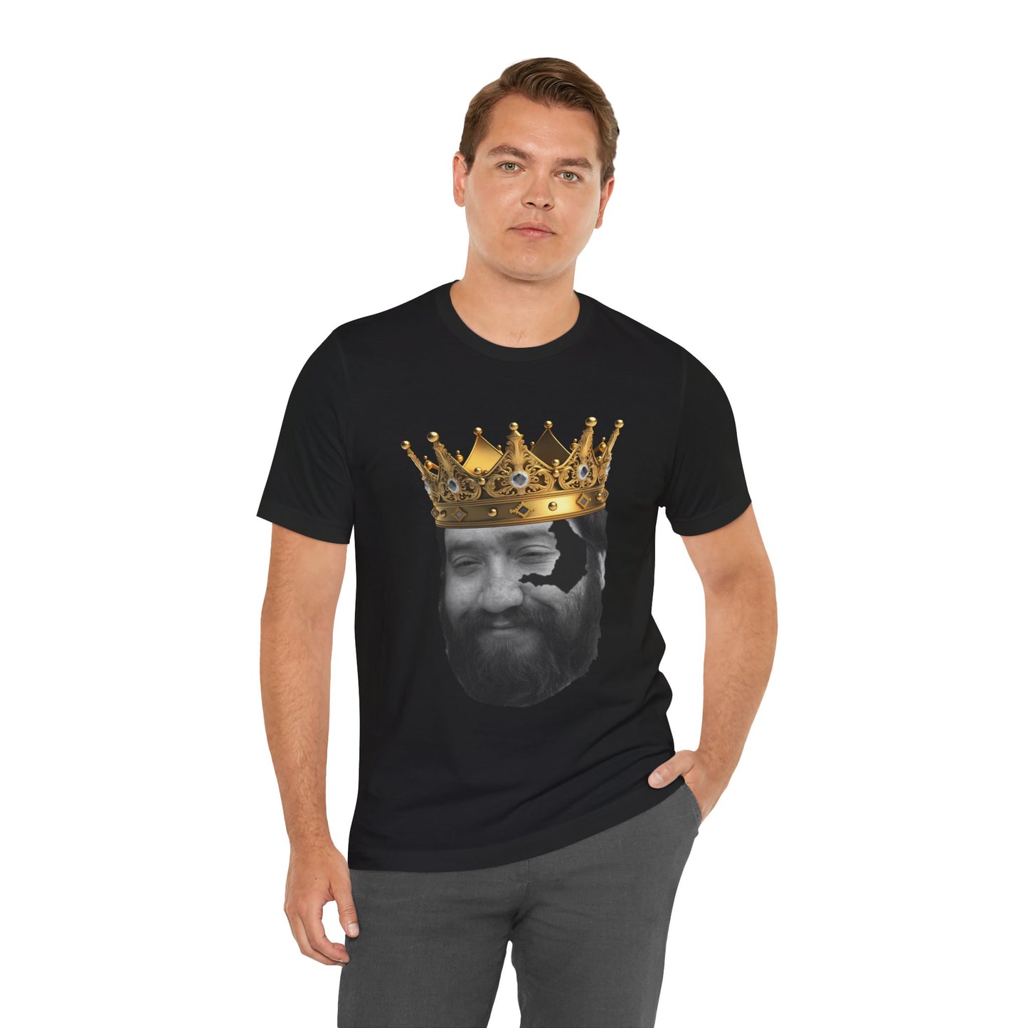 King Santori Tee: Crowned Unisex Jersey Short Sleeve Shirt