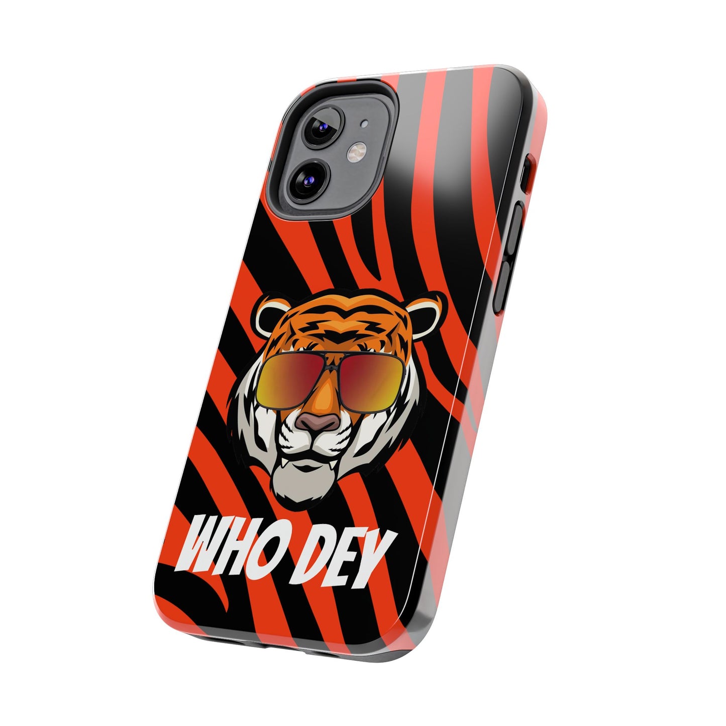 Who Dey Tiger Tough Phone Case