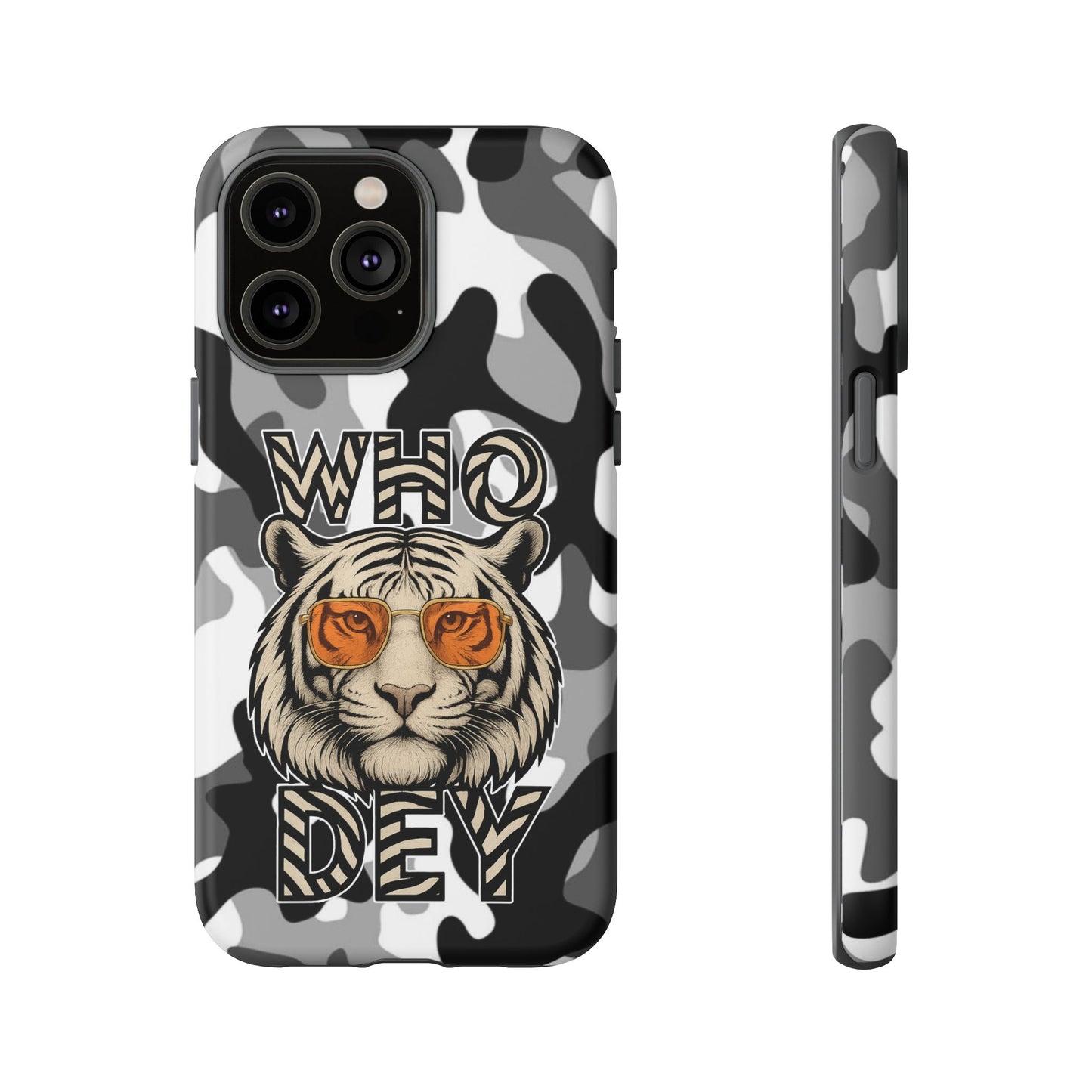 WhiteOut Tiger Phone Case for iPhone