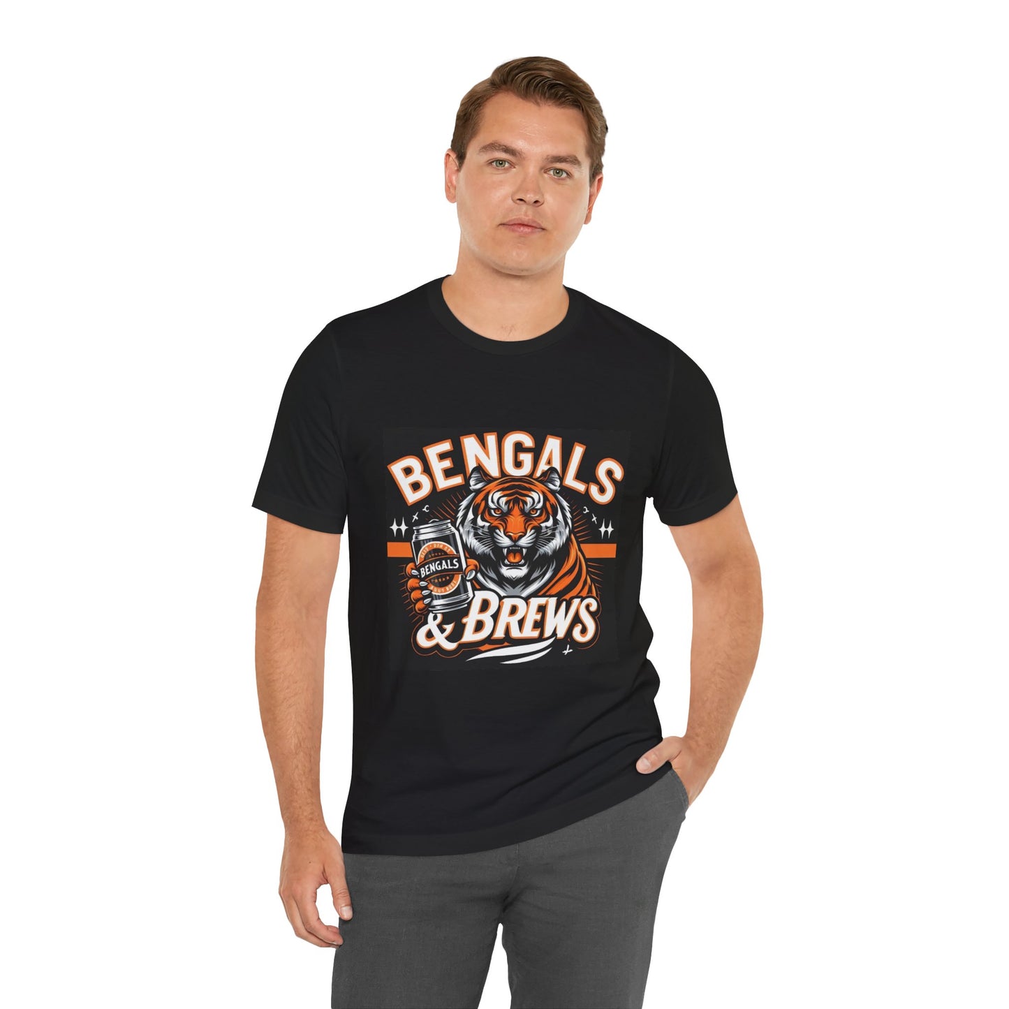 Bengals & Brews Unisex Jersey Short Sleeve Tee