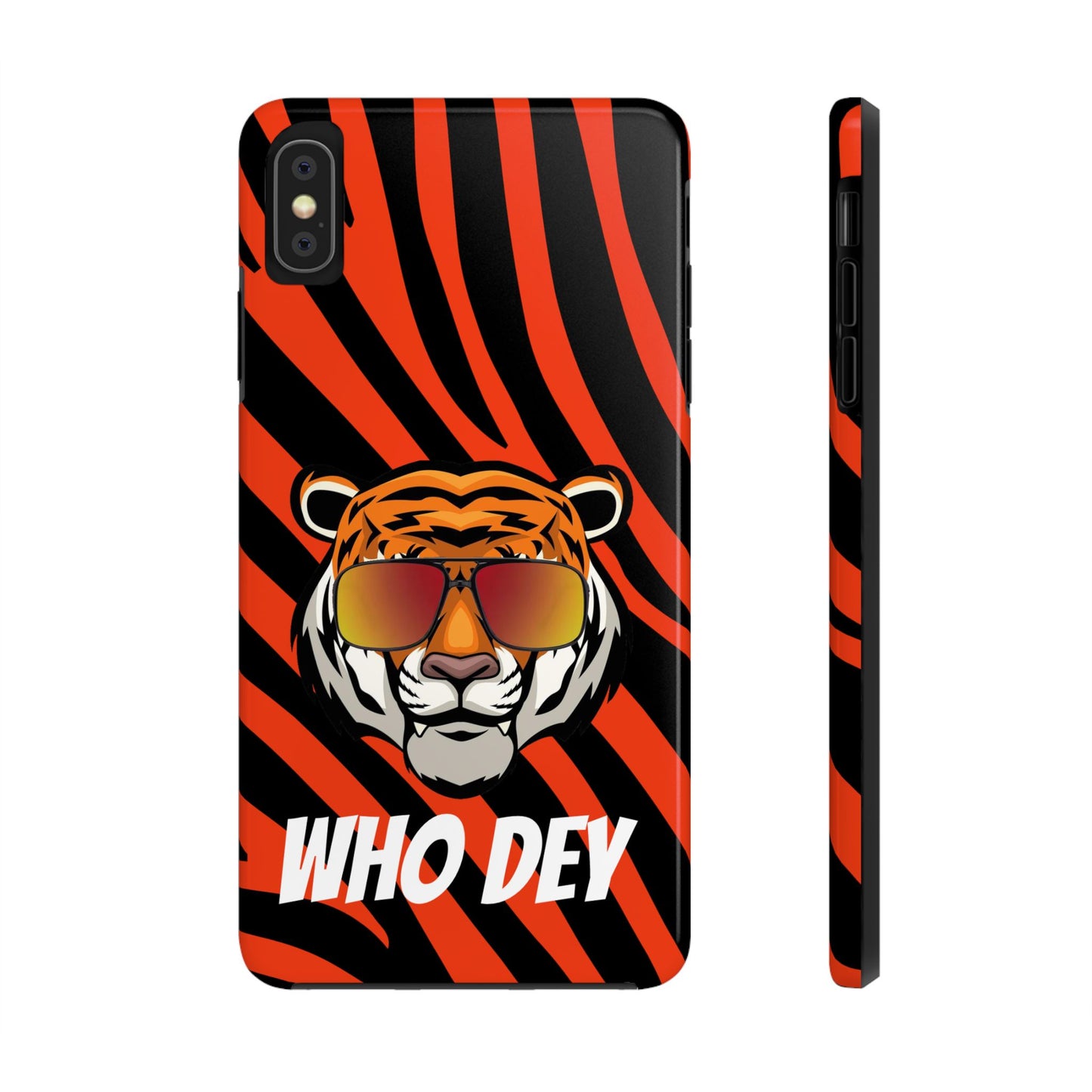 Who Dey Tiger Tough Phone Case