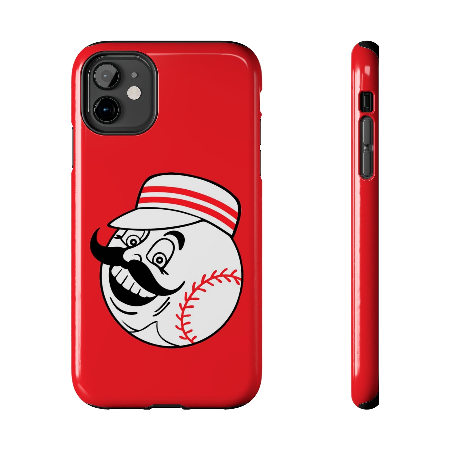 BaseBall Head Tough Phone Cases