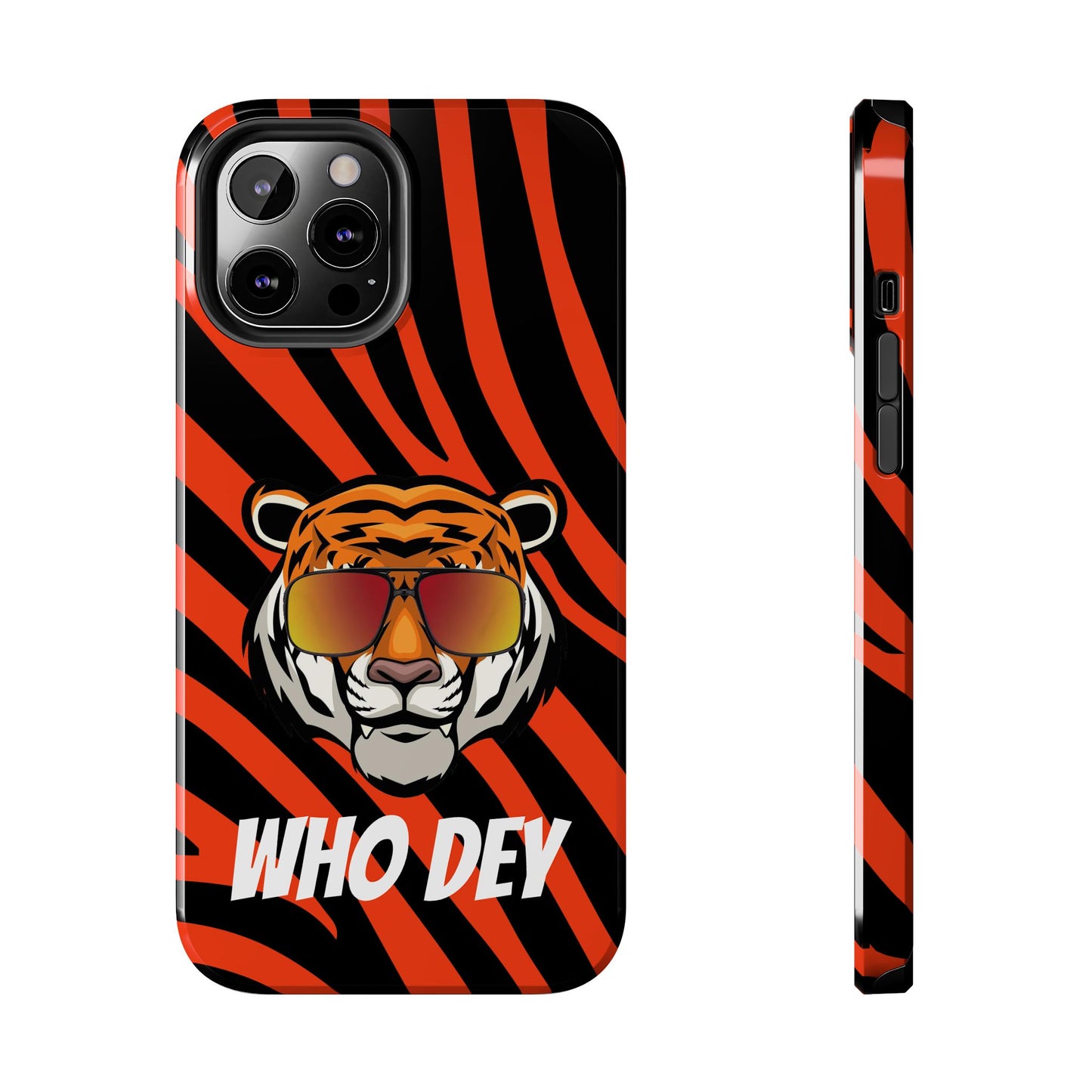 Who Dey Tiger Tough Phone Case