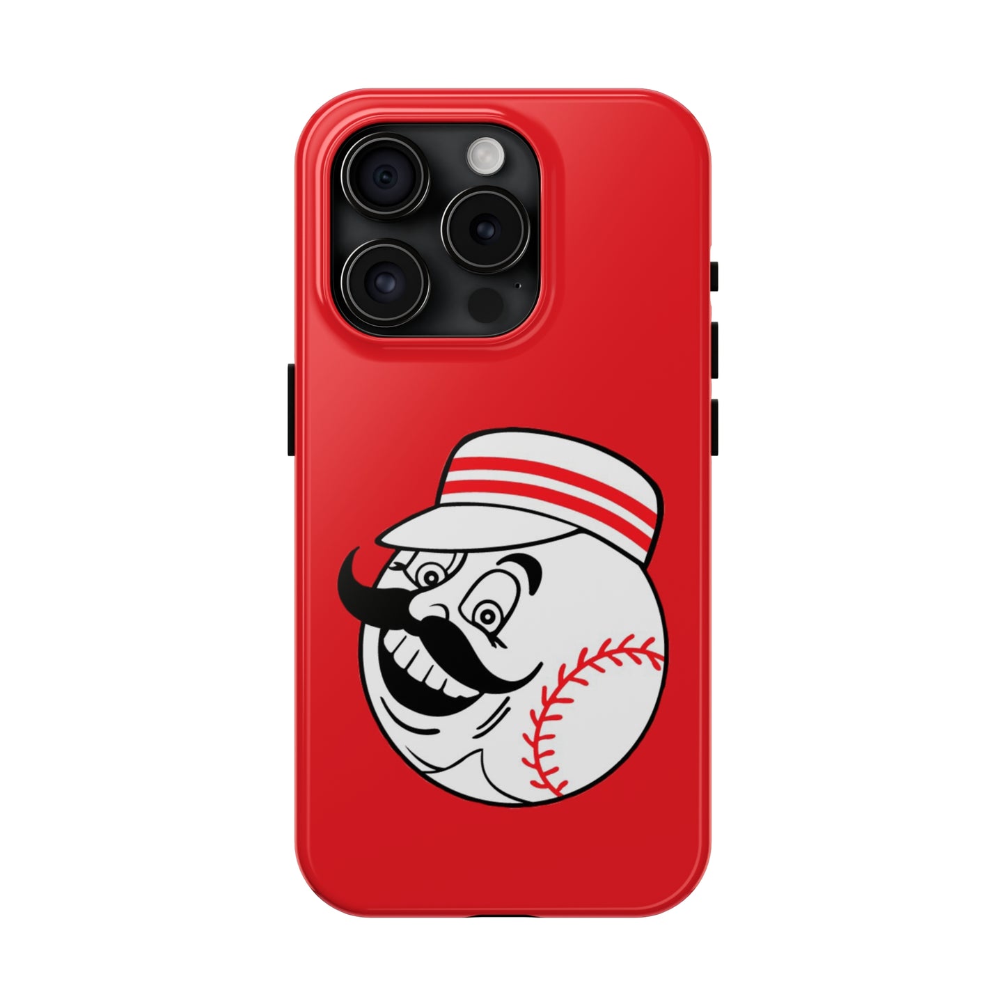 BaseBall Head Tough Phone Cases