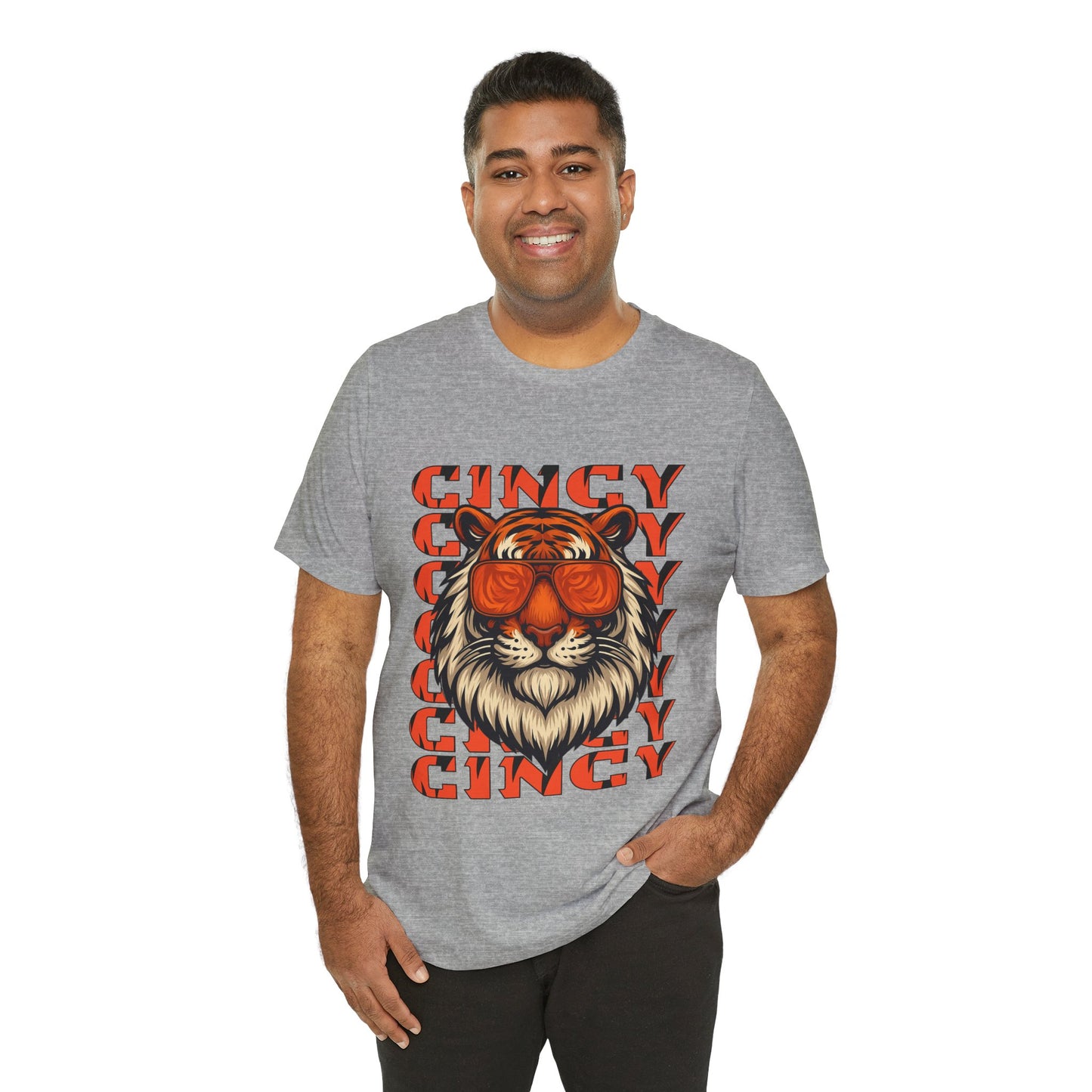 Cincy Tiger Unisex Jersey Short Sleeve Tee