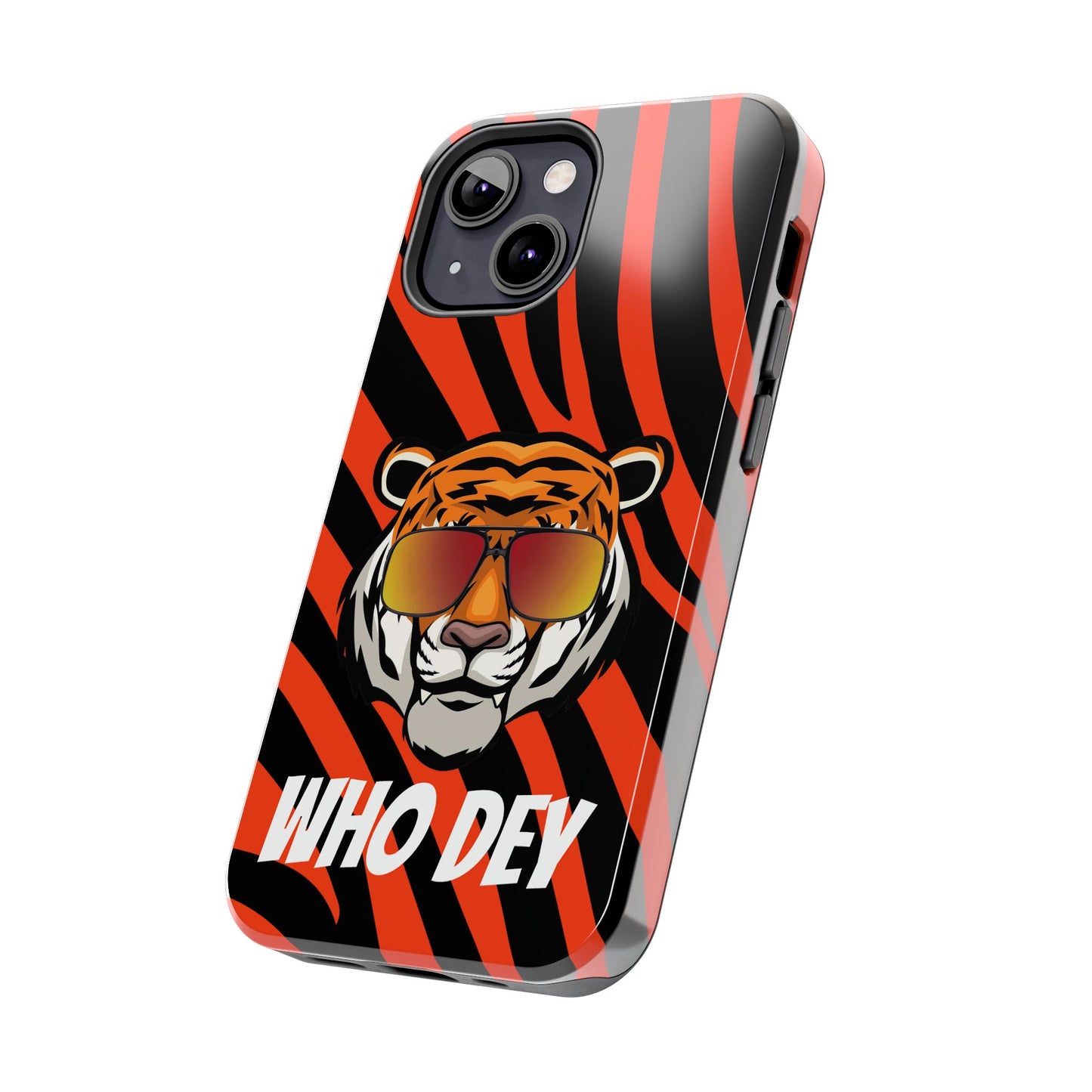 Who Dey Tiger Tough Phone Case